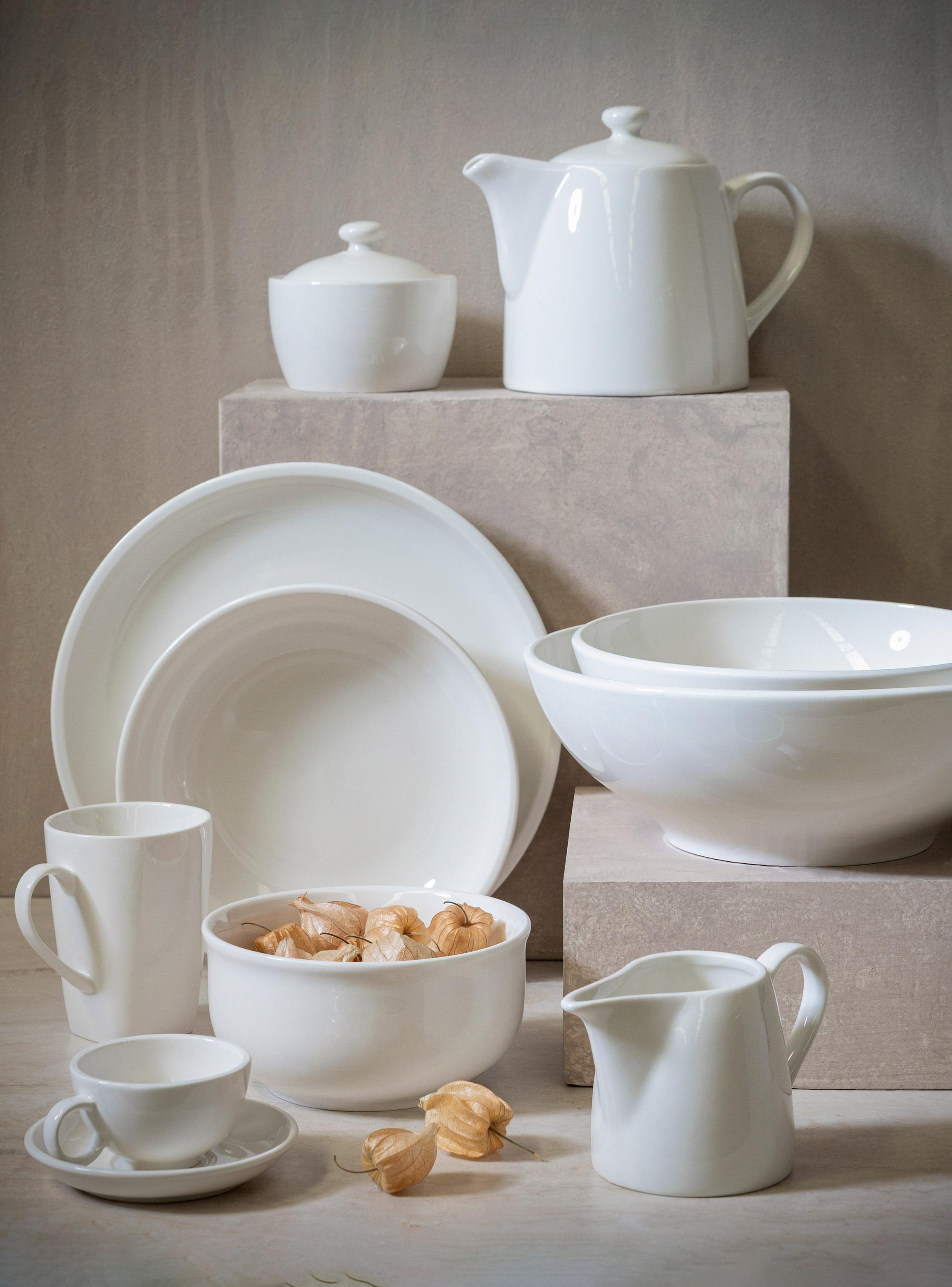 Fuente Blanca Porcelana 27 cm-5