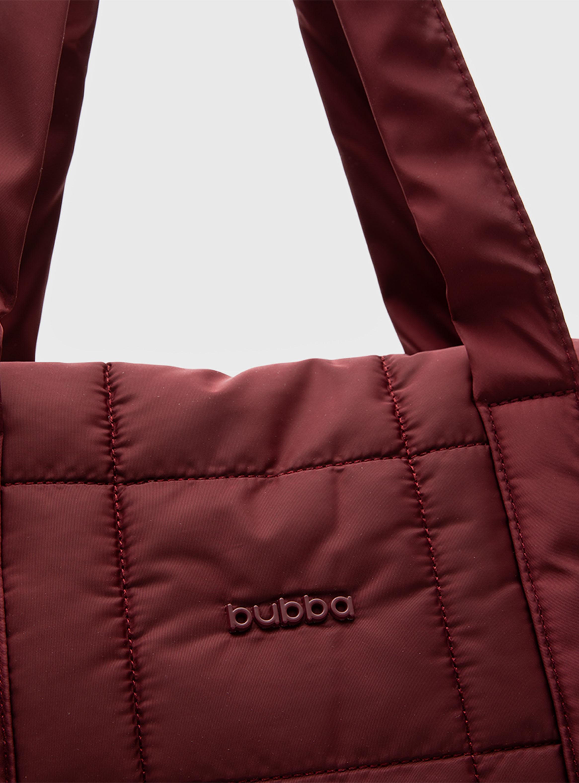 Cartera de Hombro Tote Puffer Red-3