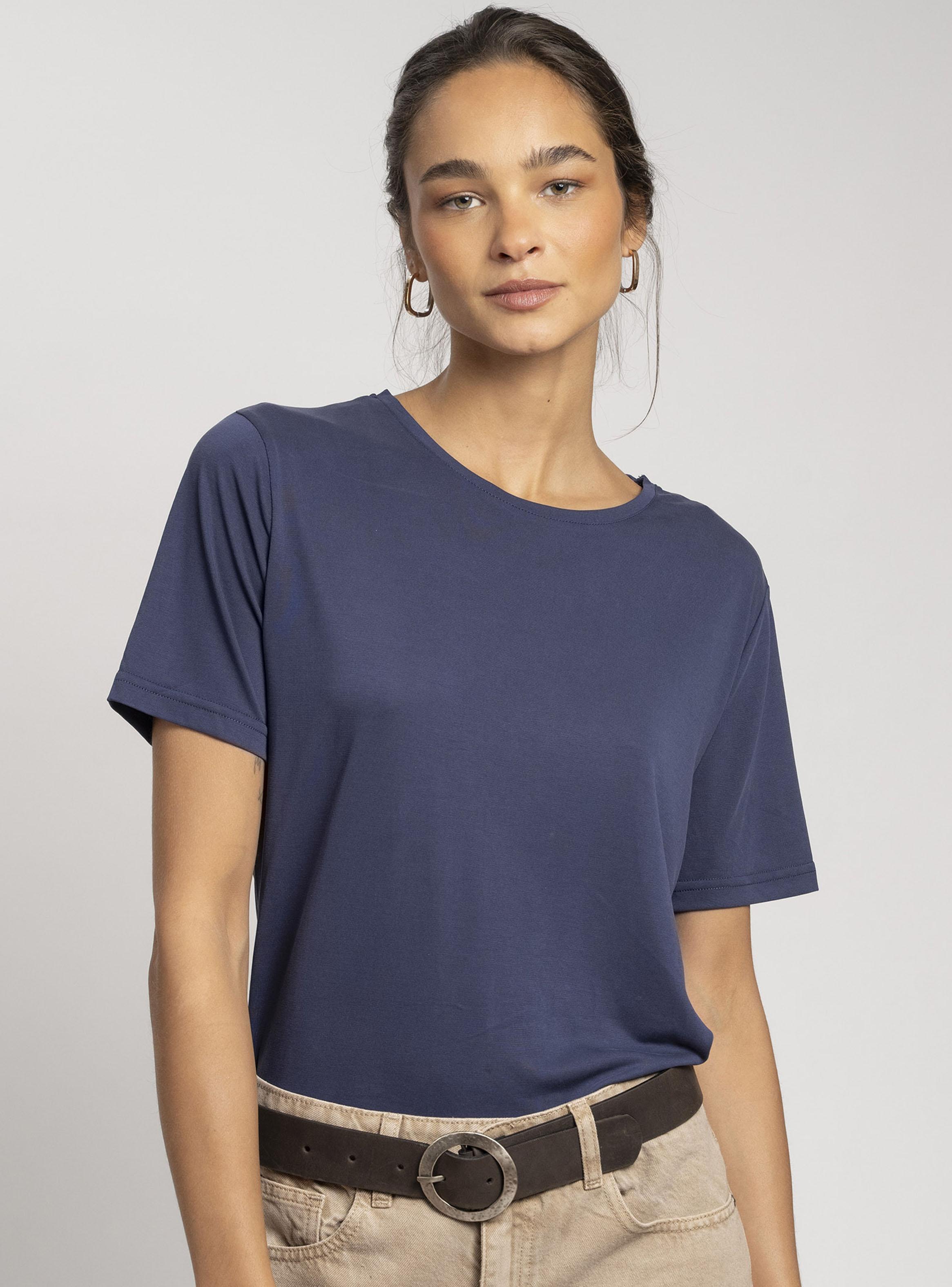 Polera Básica Celia Azul-0