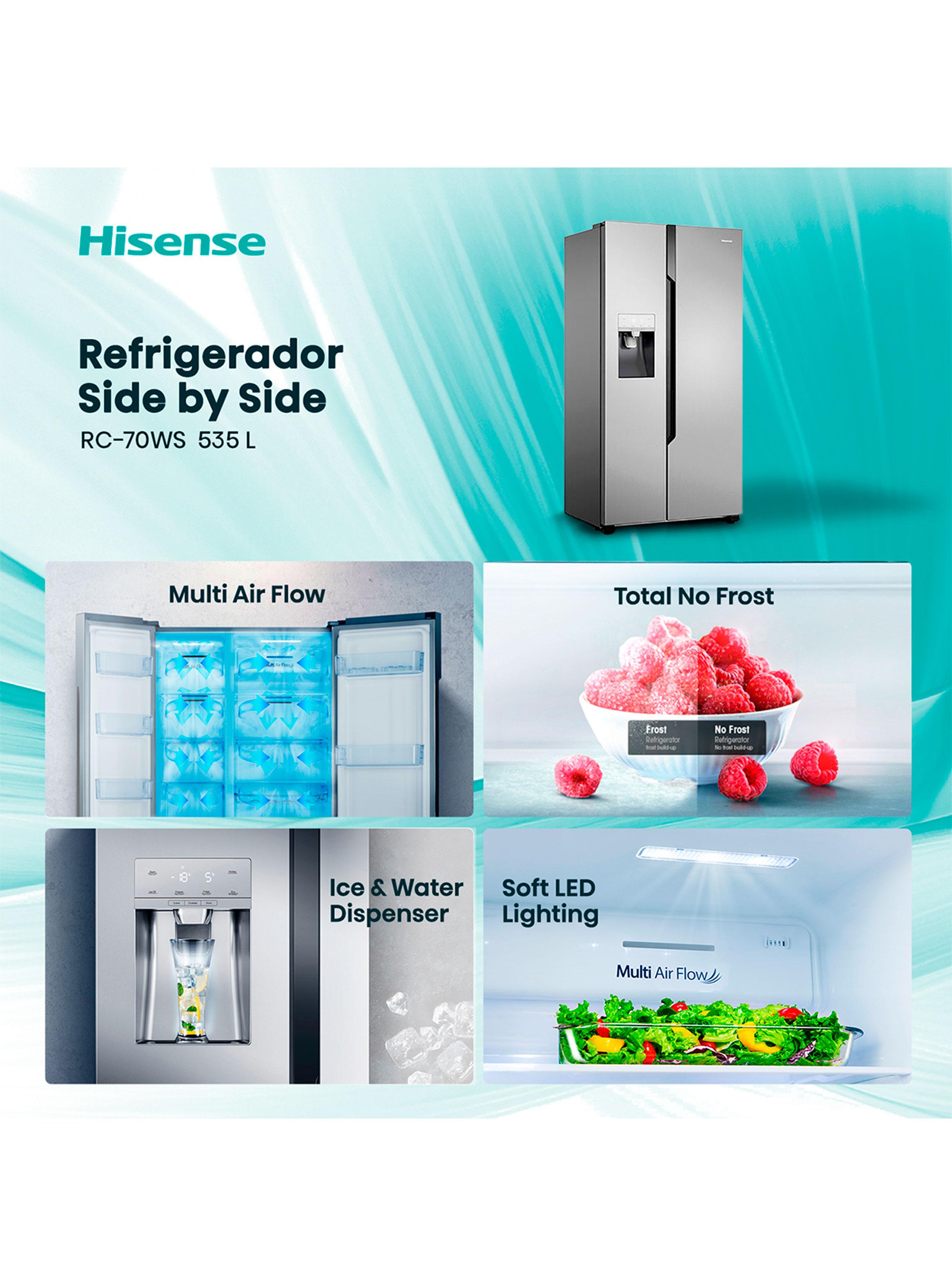 Refrigerador Side by Side No Frost 535 Litros RC-70WS-3