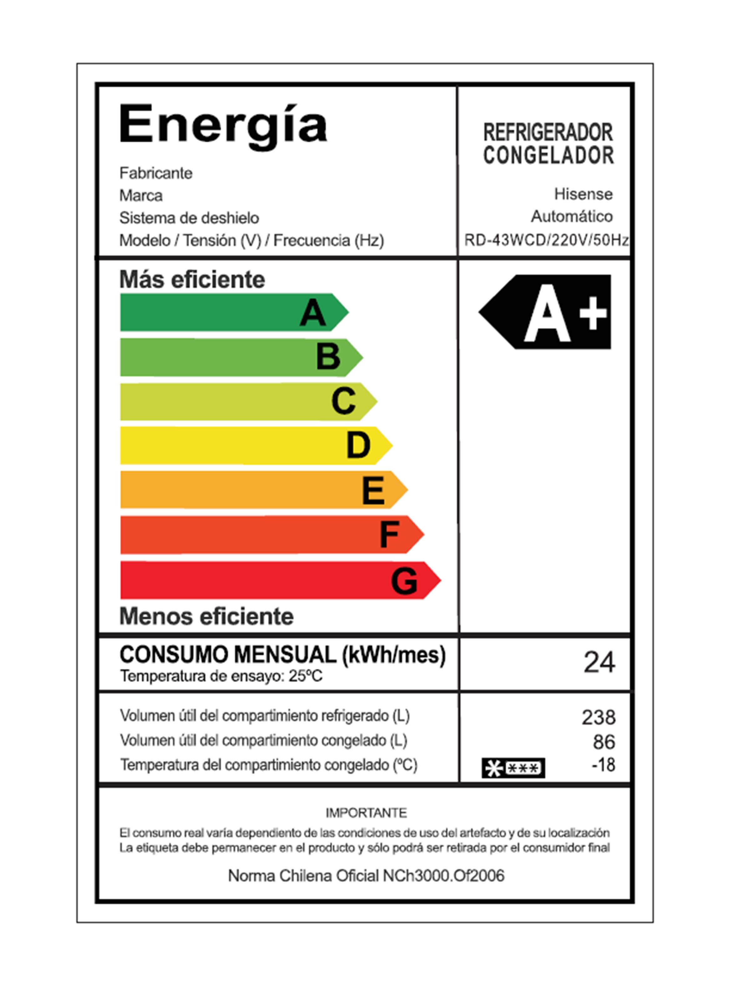 Refrigerador Bottom Freezer No Frost 324 Litros RD-43WCD-7