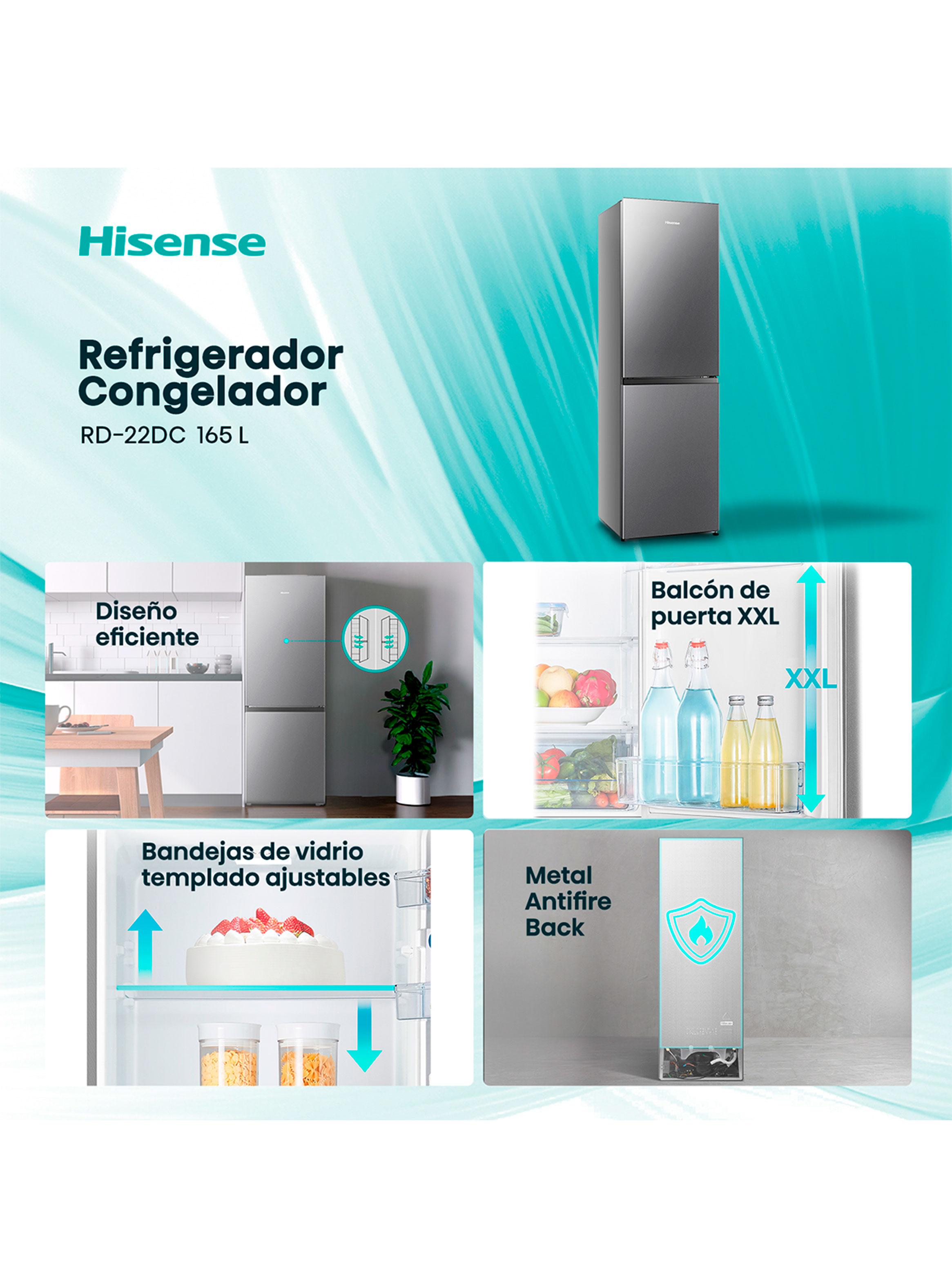Refrigerador Bottom Freezer Frío Directo 165 Litros RD-22DC-3