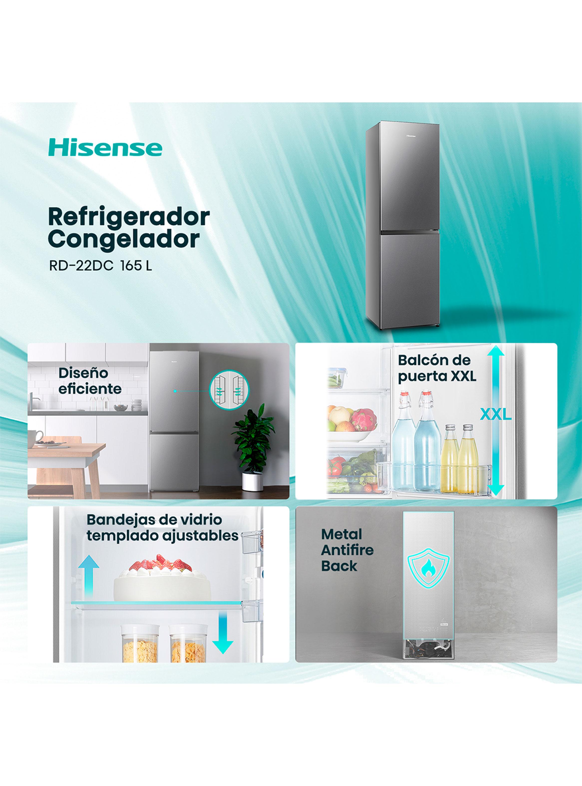 Refrigerador Bottom Freezer Frío Directo 165 Litros RD-22DC-8