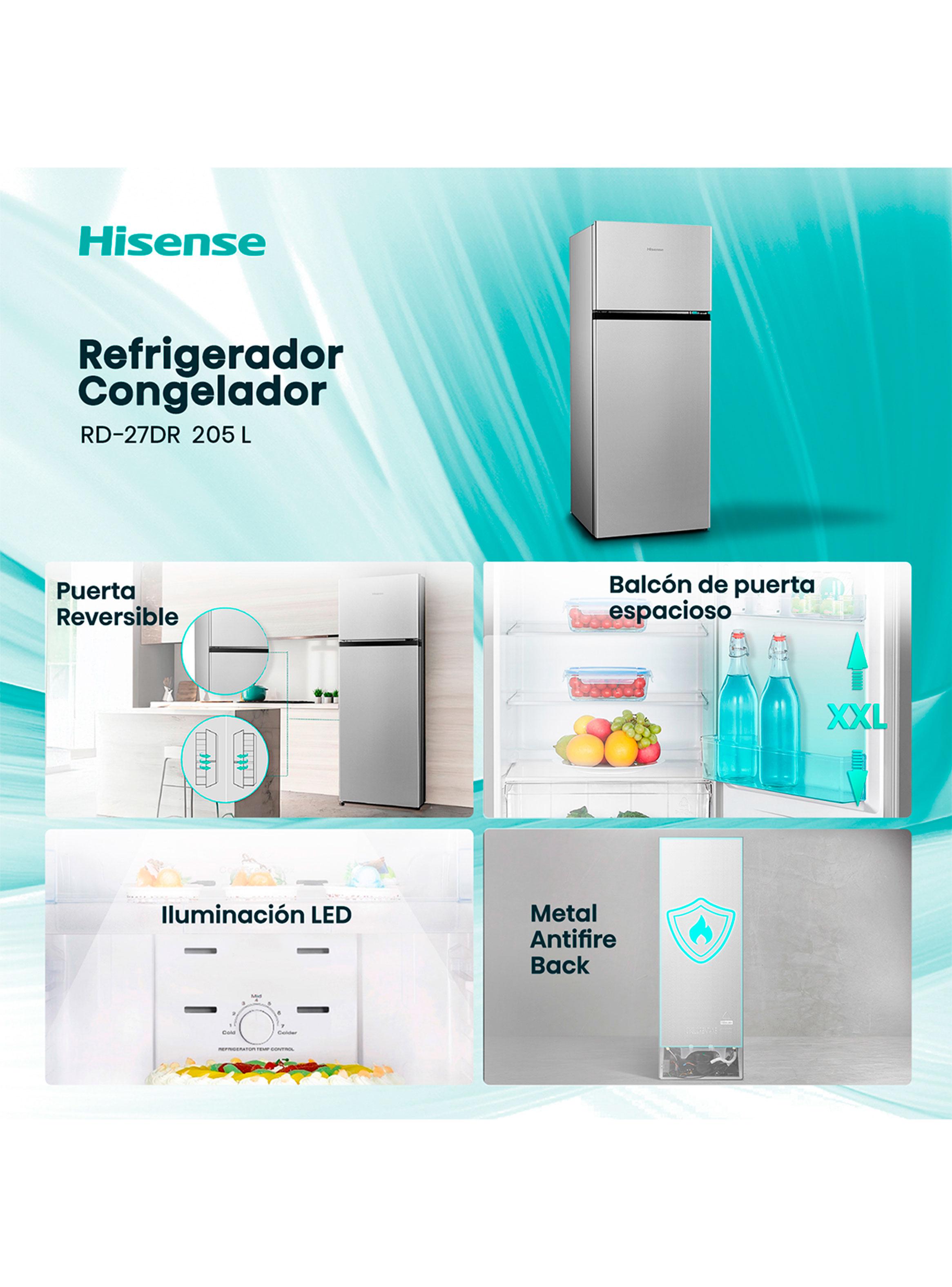 Refrigerador Top Mount Frío Directo 205 Litros RD-27DR-3