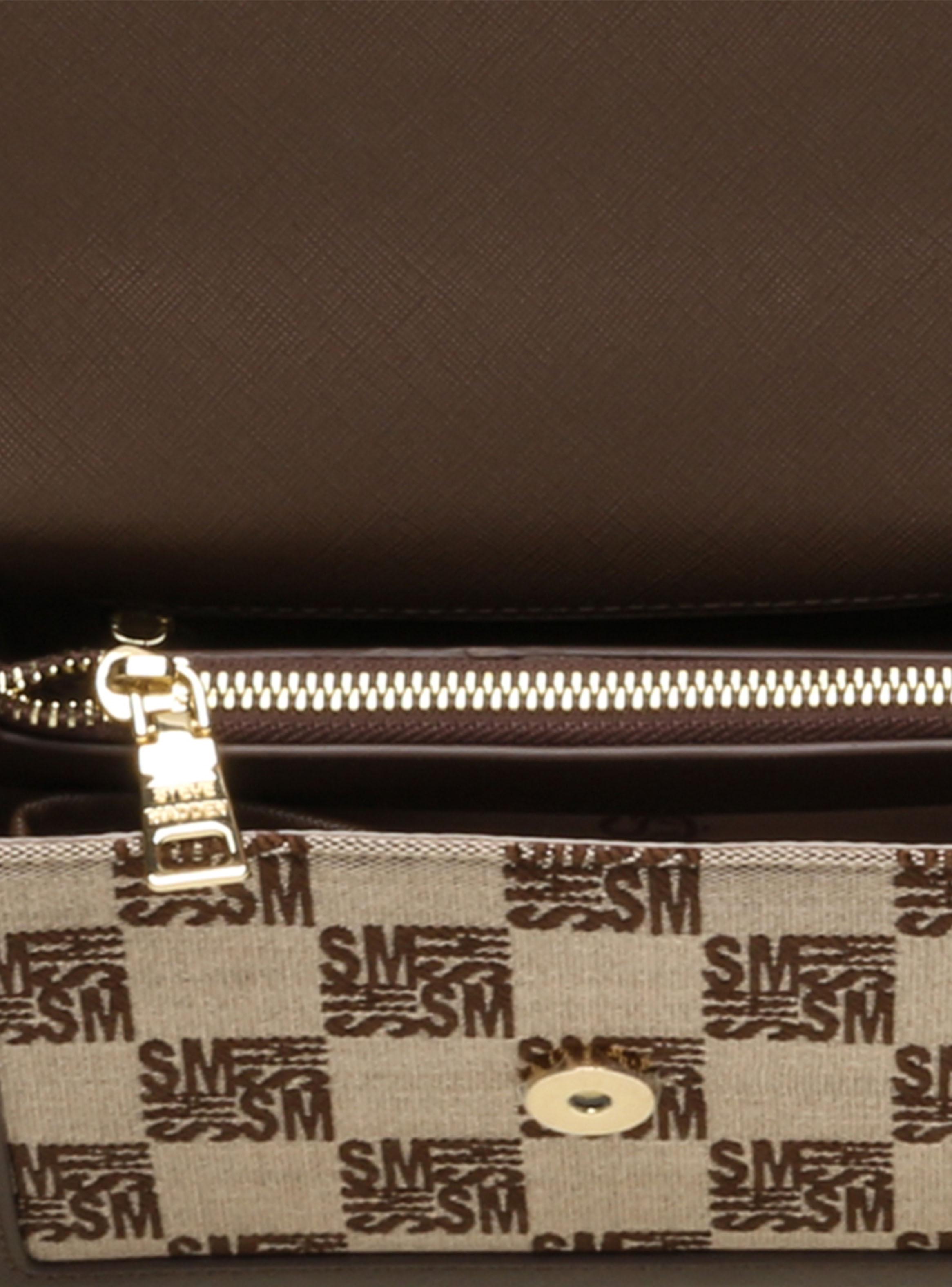 Cartera de Hombro Bstakes 5 Café-4