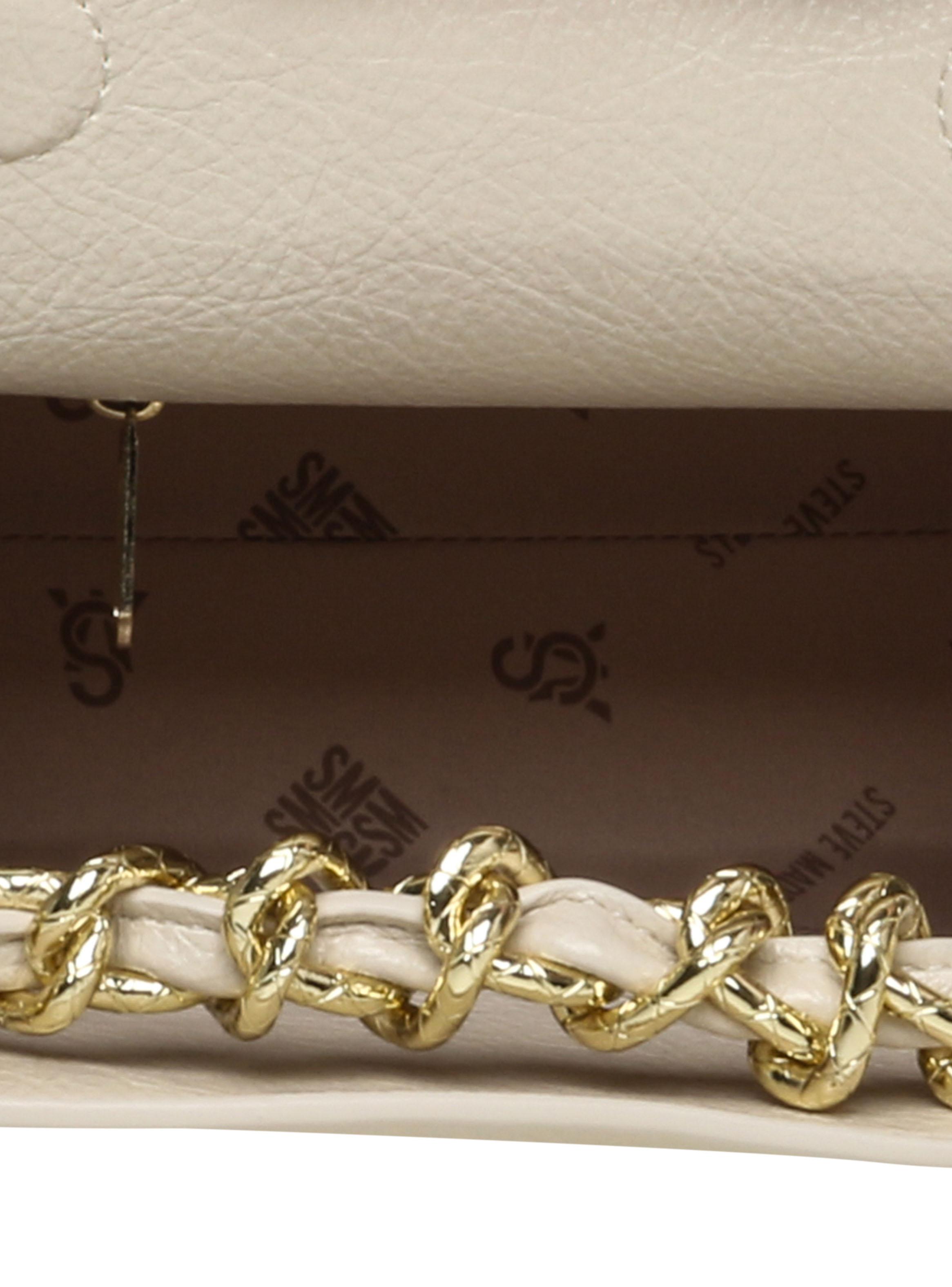 Cartera de Hombro Bsolace Crema-4