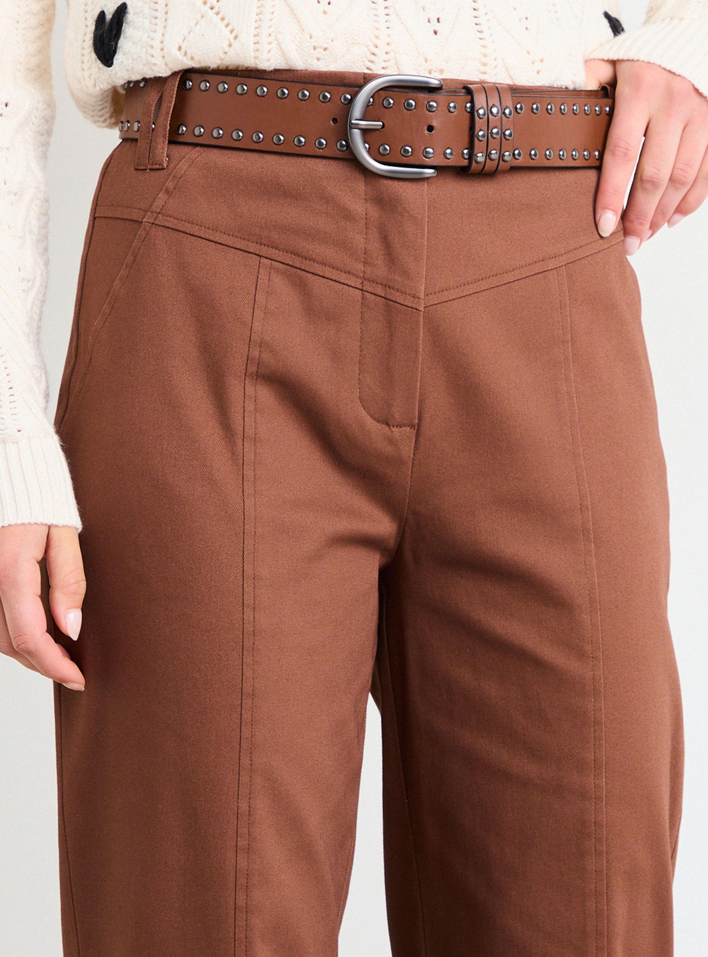 Pantalón Gabardina con Rebeca y Doble Pasador-3