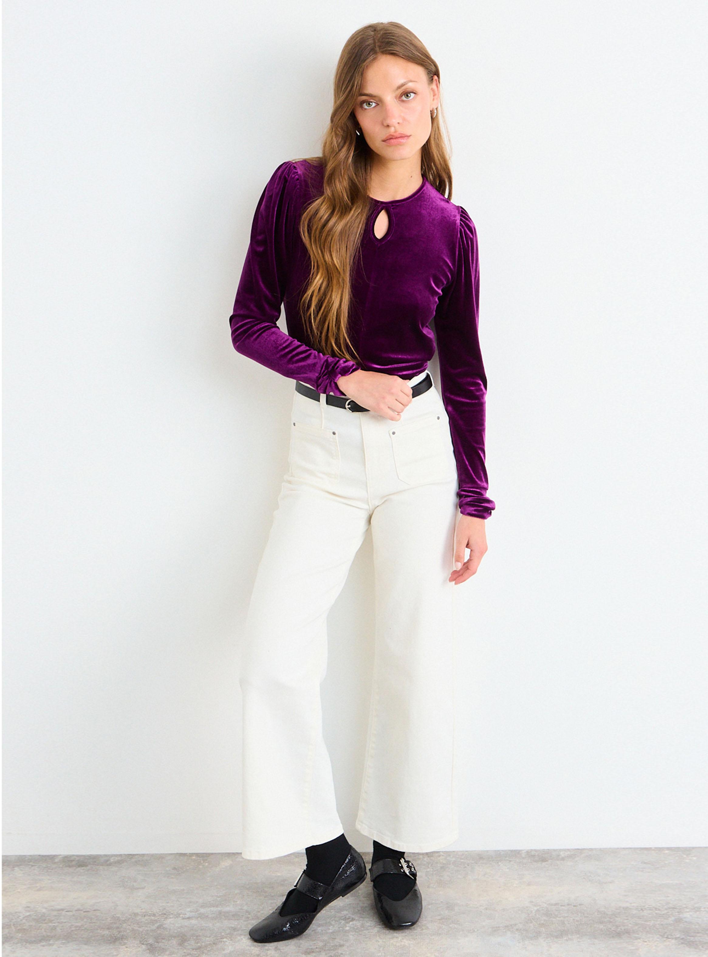 Polera Lisa Manga Larga-4