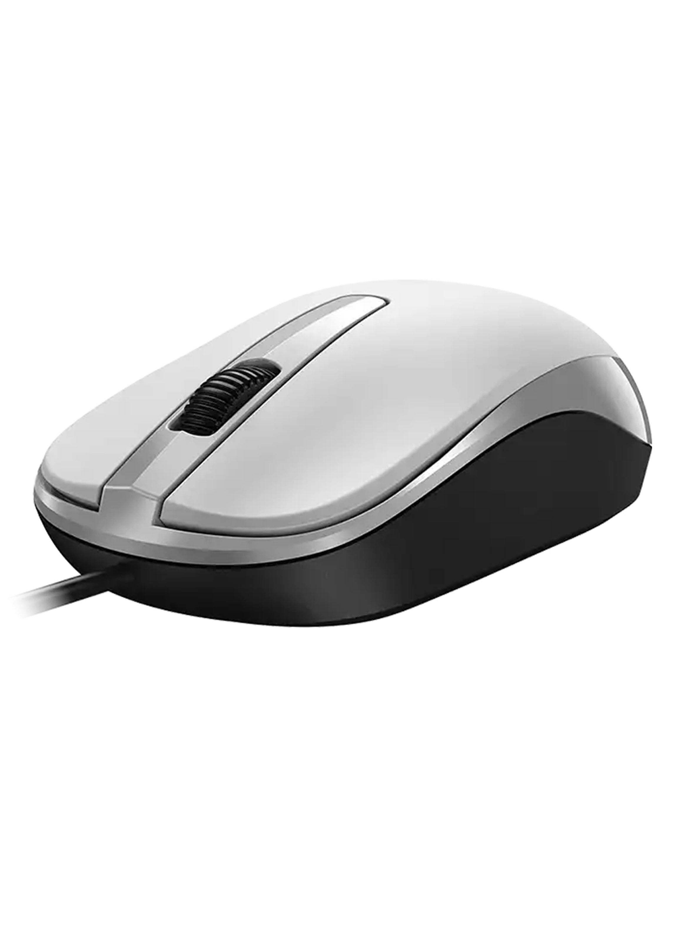 Mouse Alámbrico USB DX-120-WH-2
