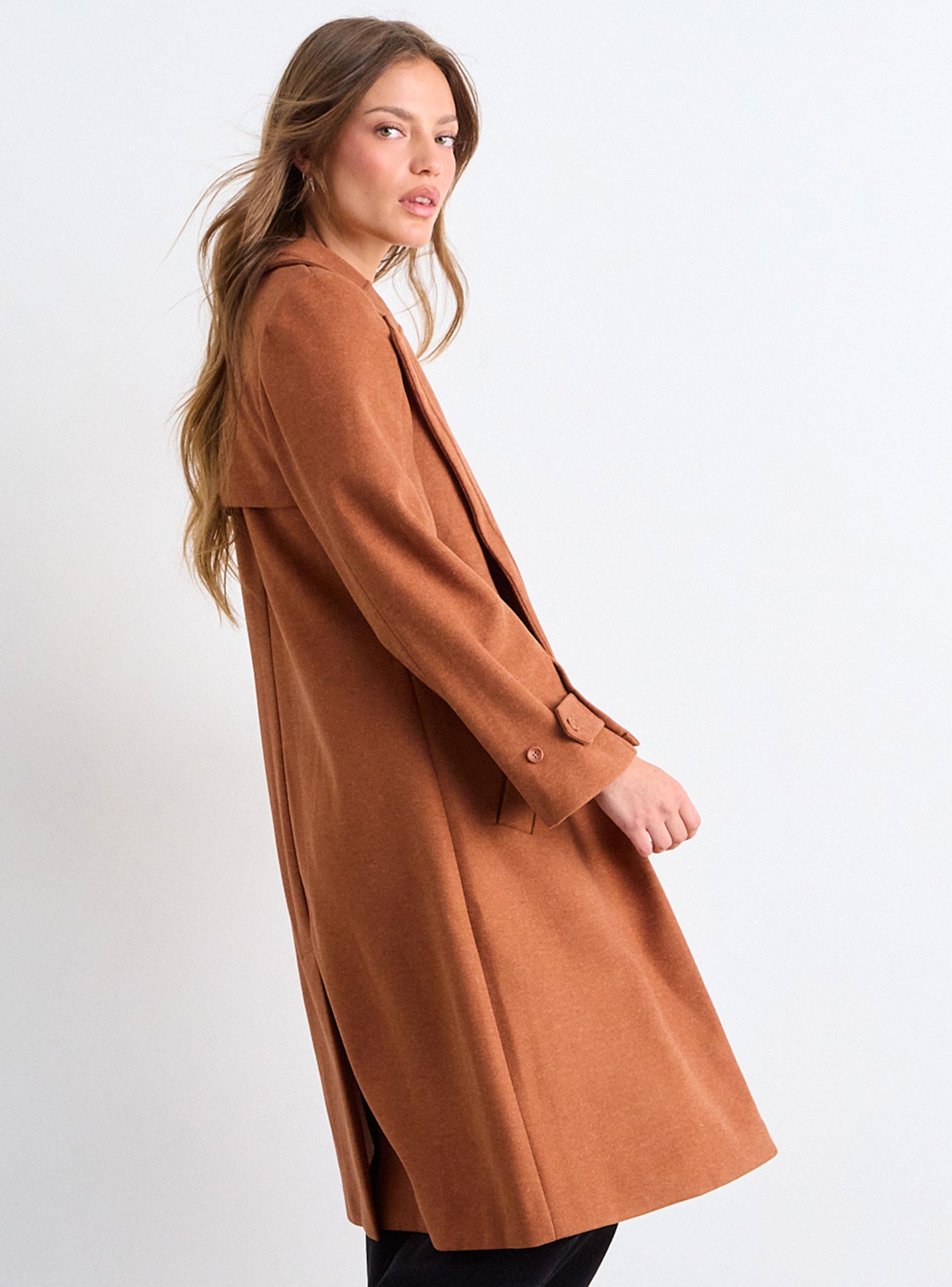 Abrigo Chaquetón Liso Doble Botonadura-2