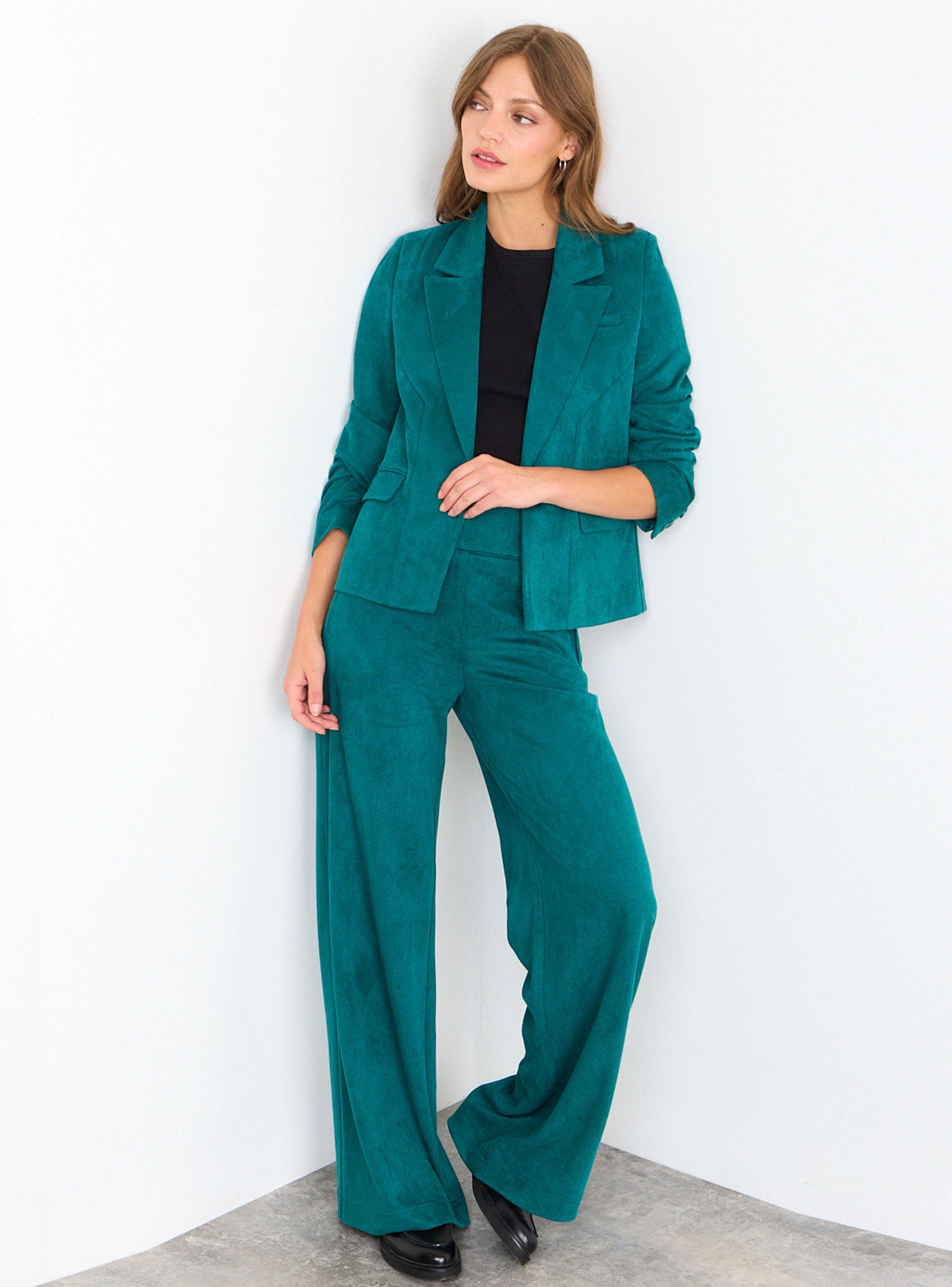 Blazer Liso Botón Regular Solapa Color-4