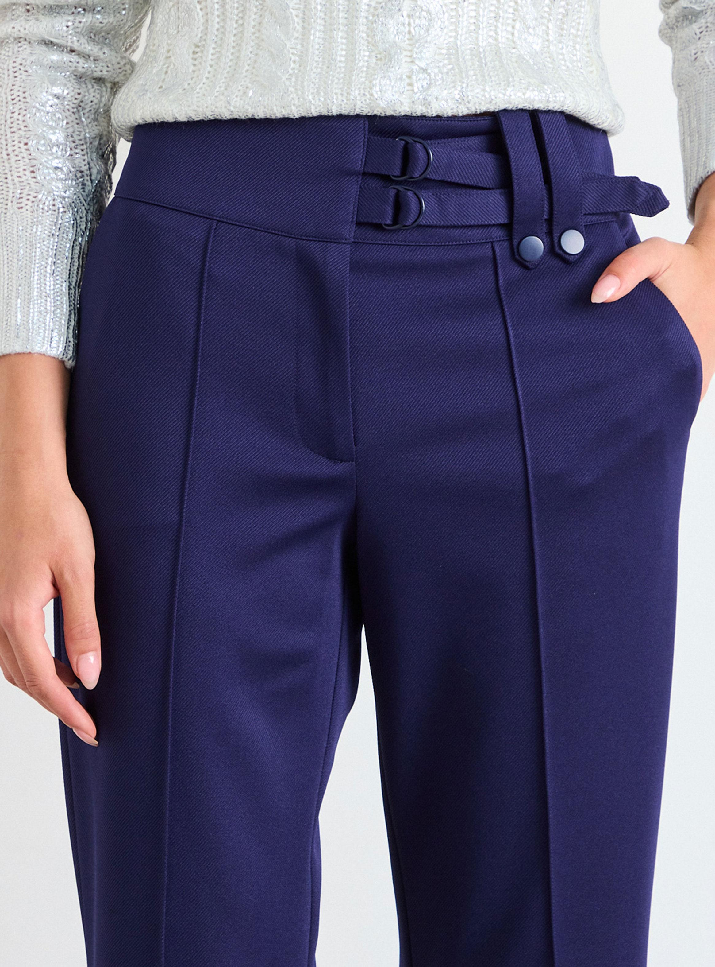 Pantalón Liso Detalle Pretina-3