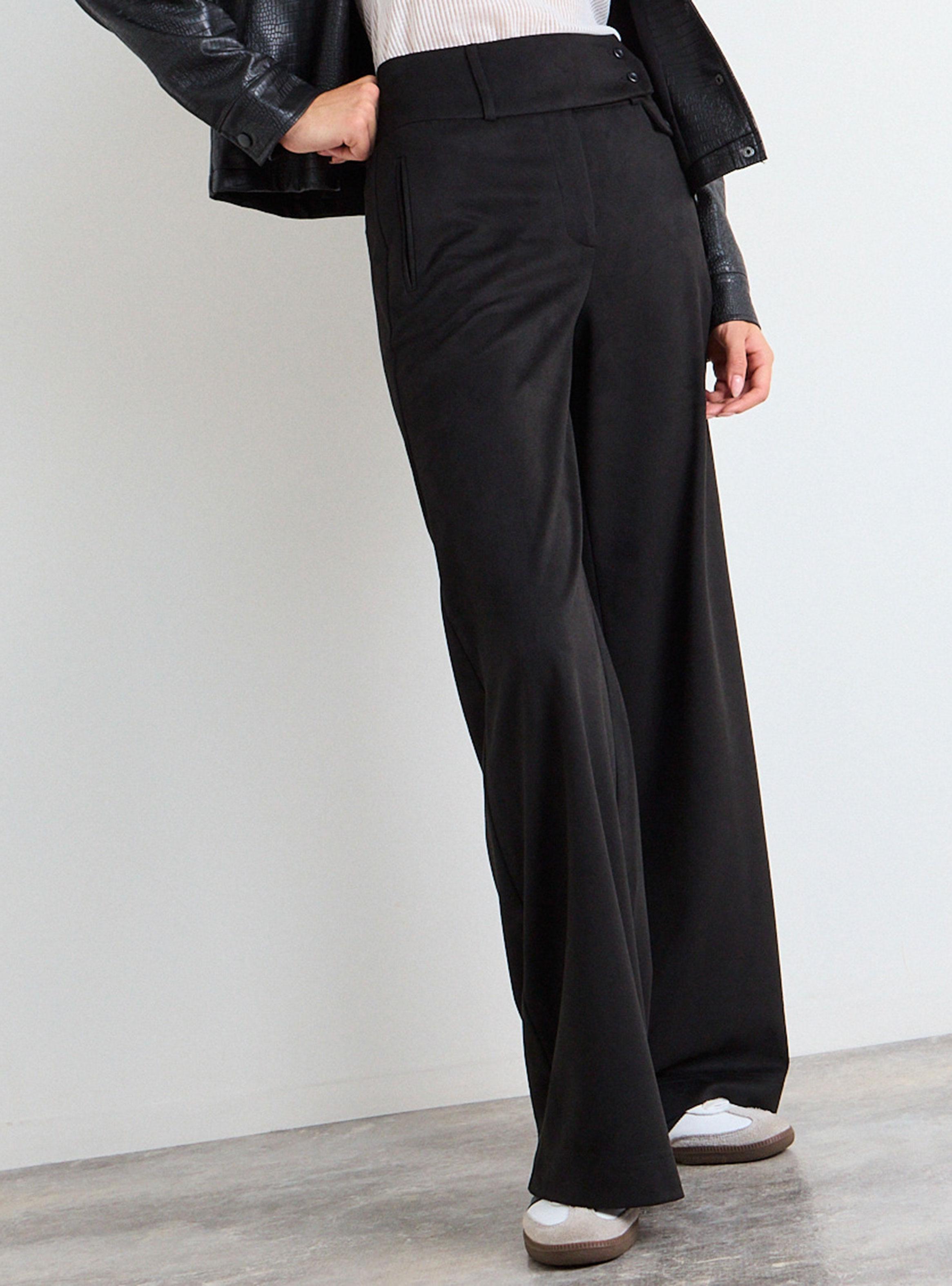 Pantalón Liso Pretina Doble Botón-2