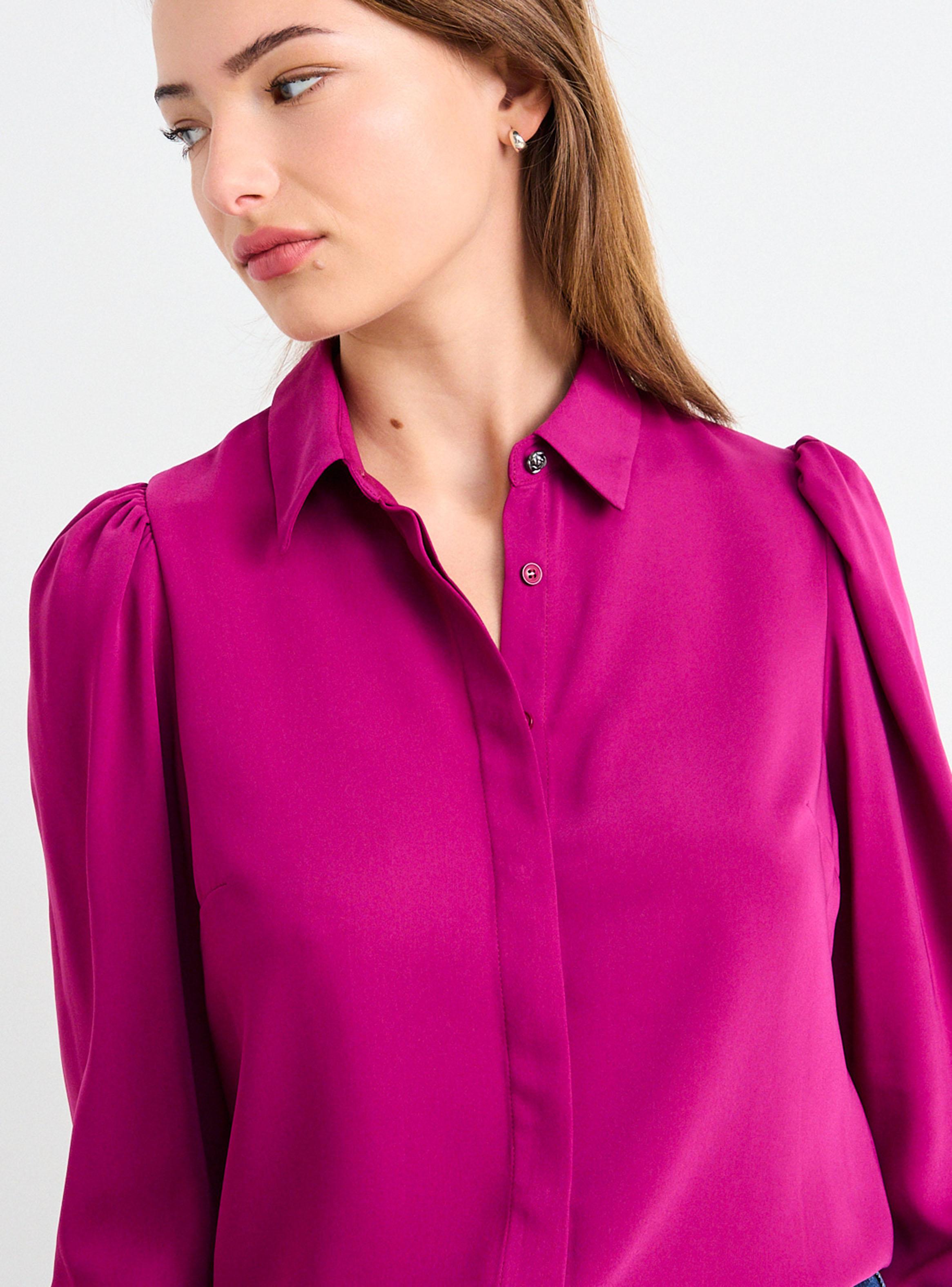 Blusa Camisera Detalle en Puños-3