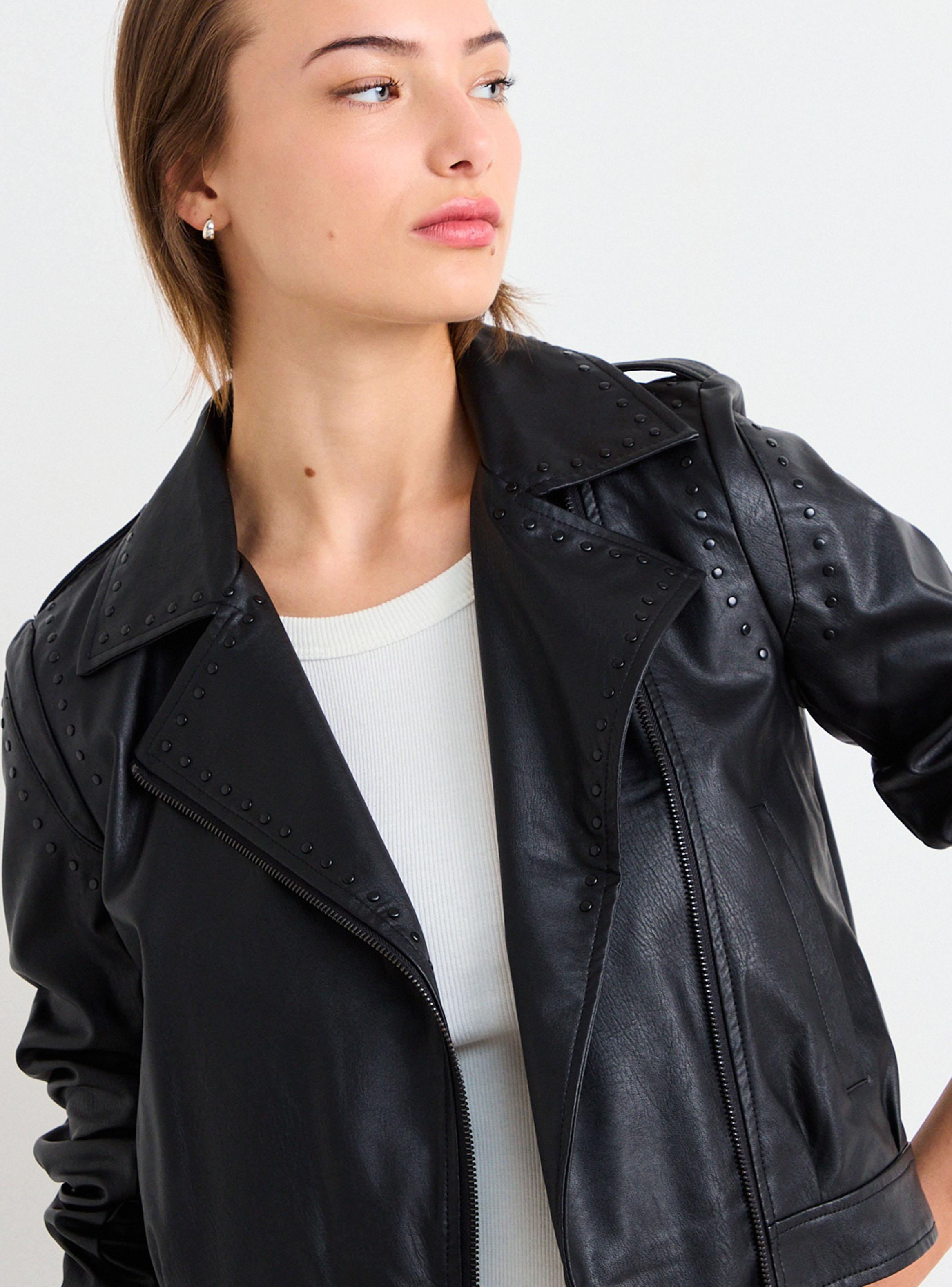 Chaqueta Tipo Biker de Pu-3