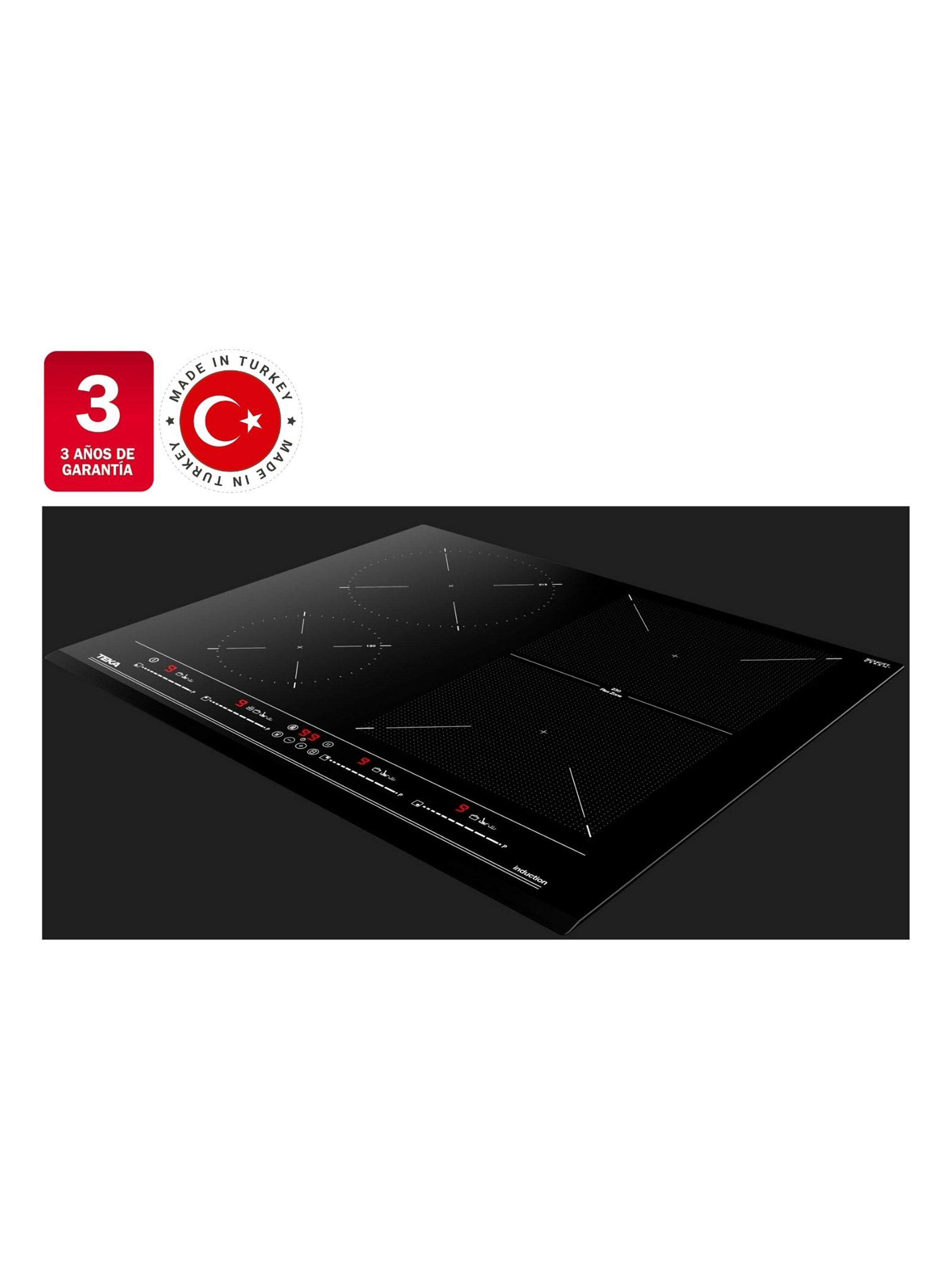 Encimera de Inducción 4 Platos IZF 64440 MSP BK Negro-1