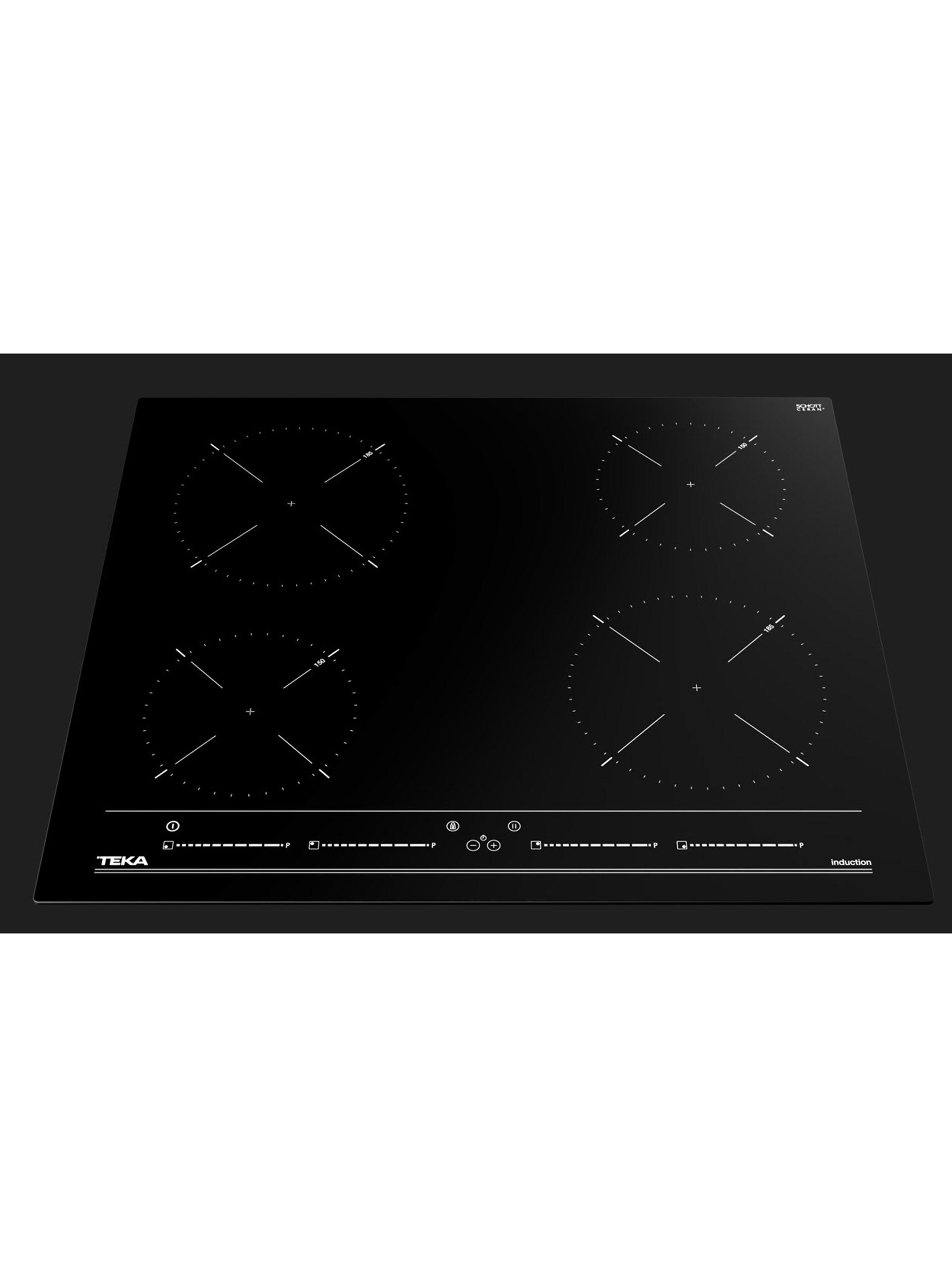 Encimera Inducción 4 Quemadores IBC 64010 BK MSS Negro-3