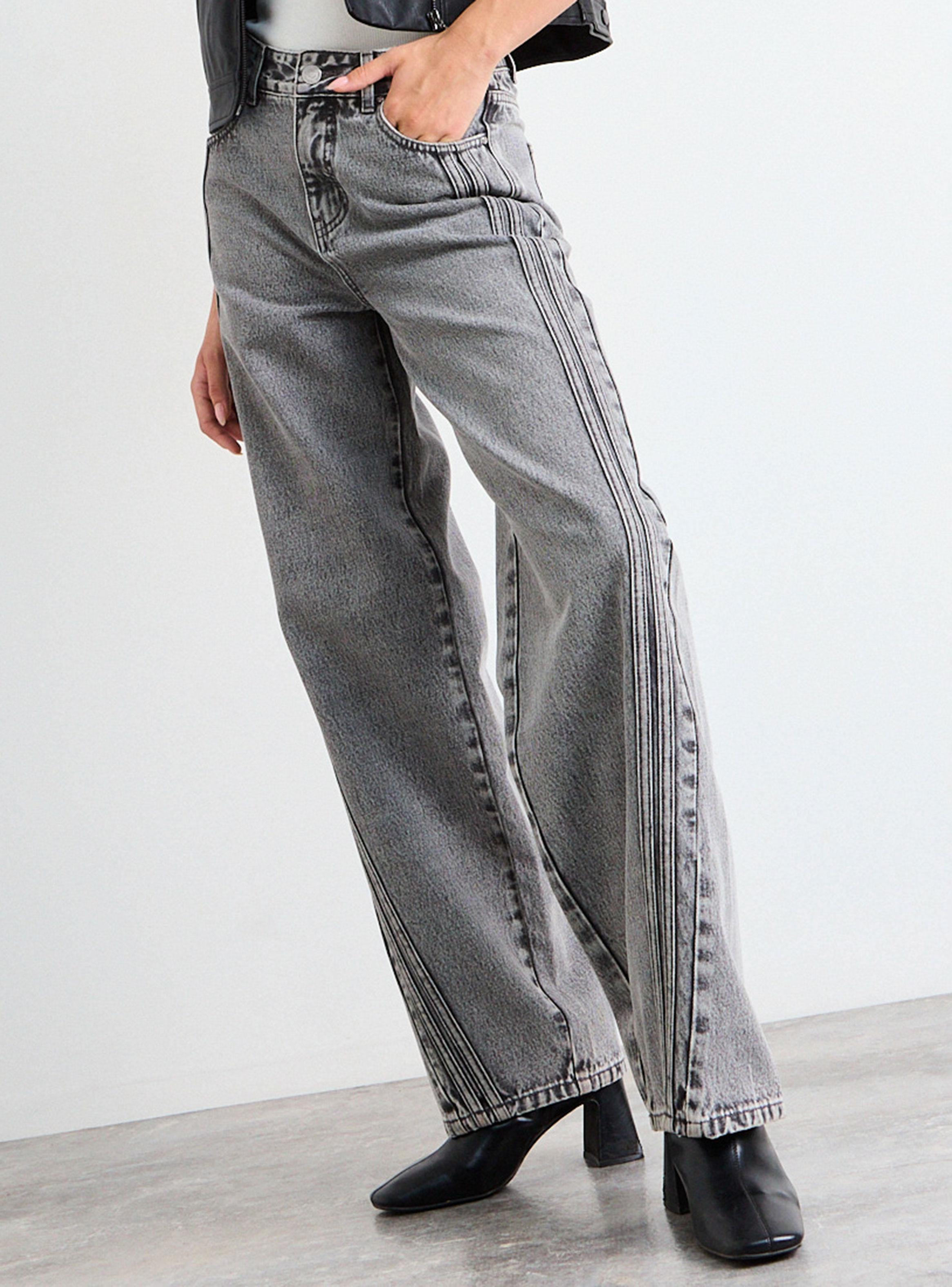 Jeans Liso Balloon Tiro Medio-2