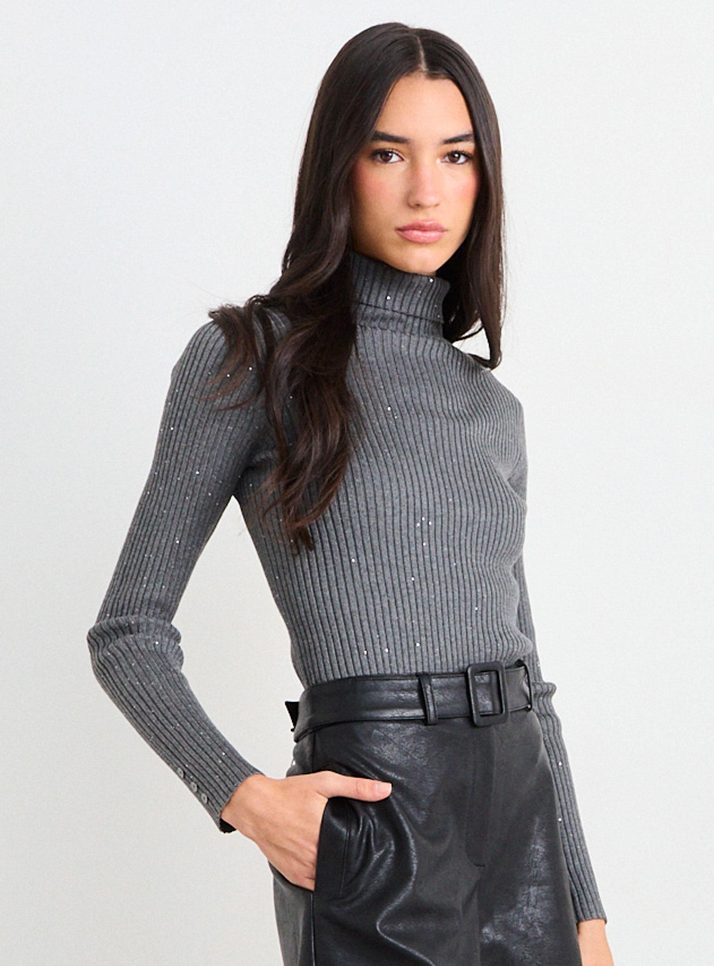 Sweater Liso Beatle Regular con Manga Larga-2