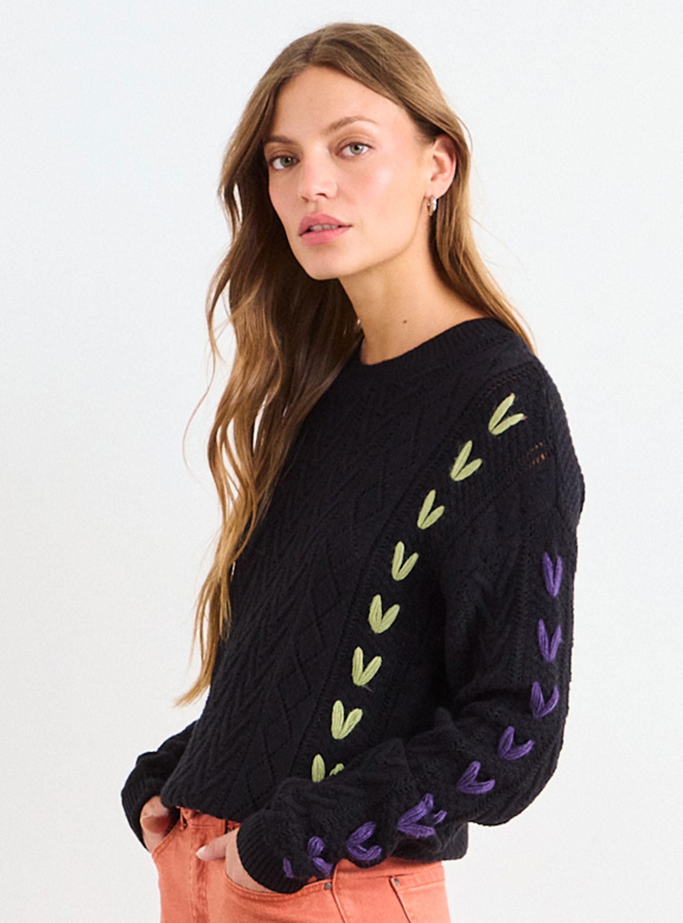 Sweater Liso Regular Manga Larga-2