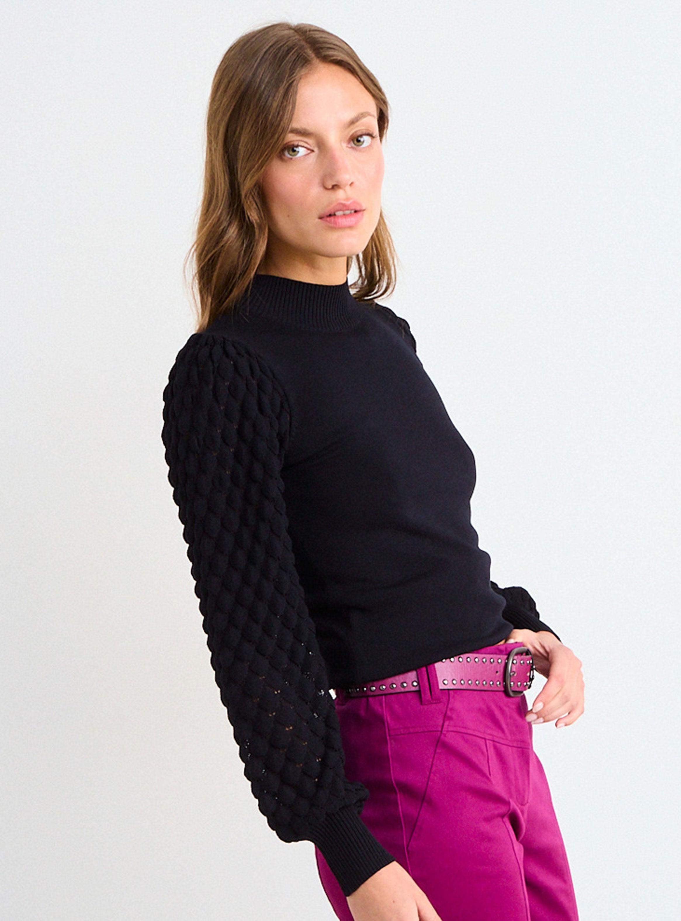 Sweater Liso Beatle con Manga Larga-2