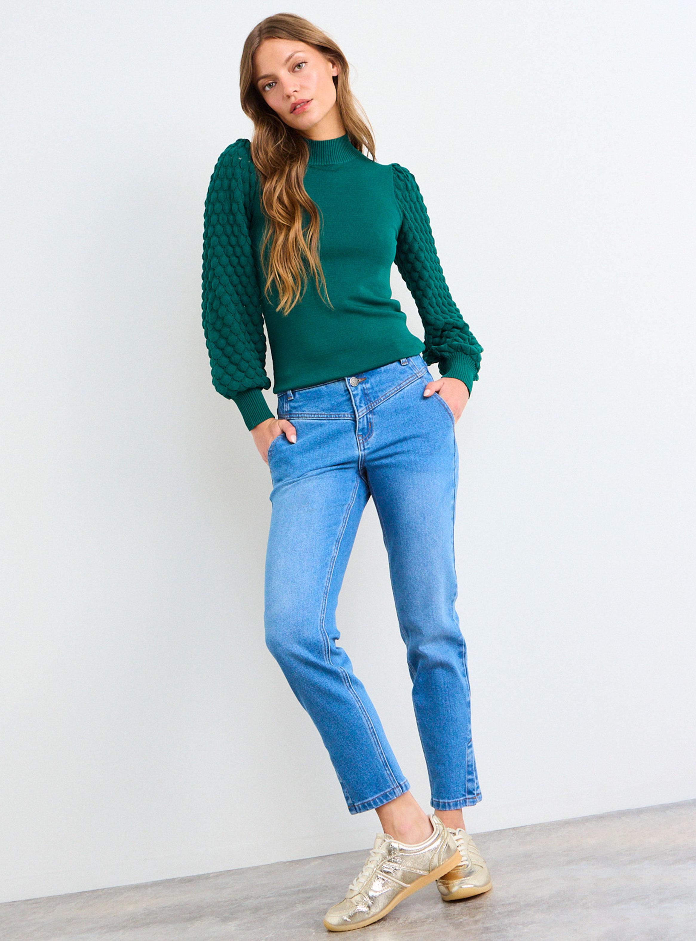 Sweater Liso Beatle Regular con Manga Larga-4