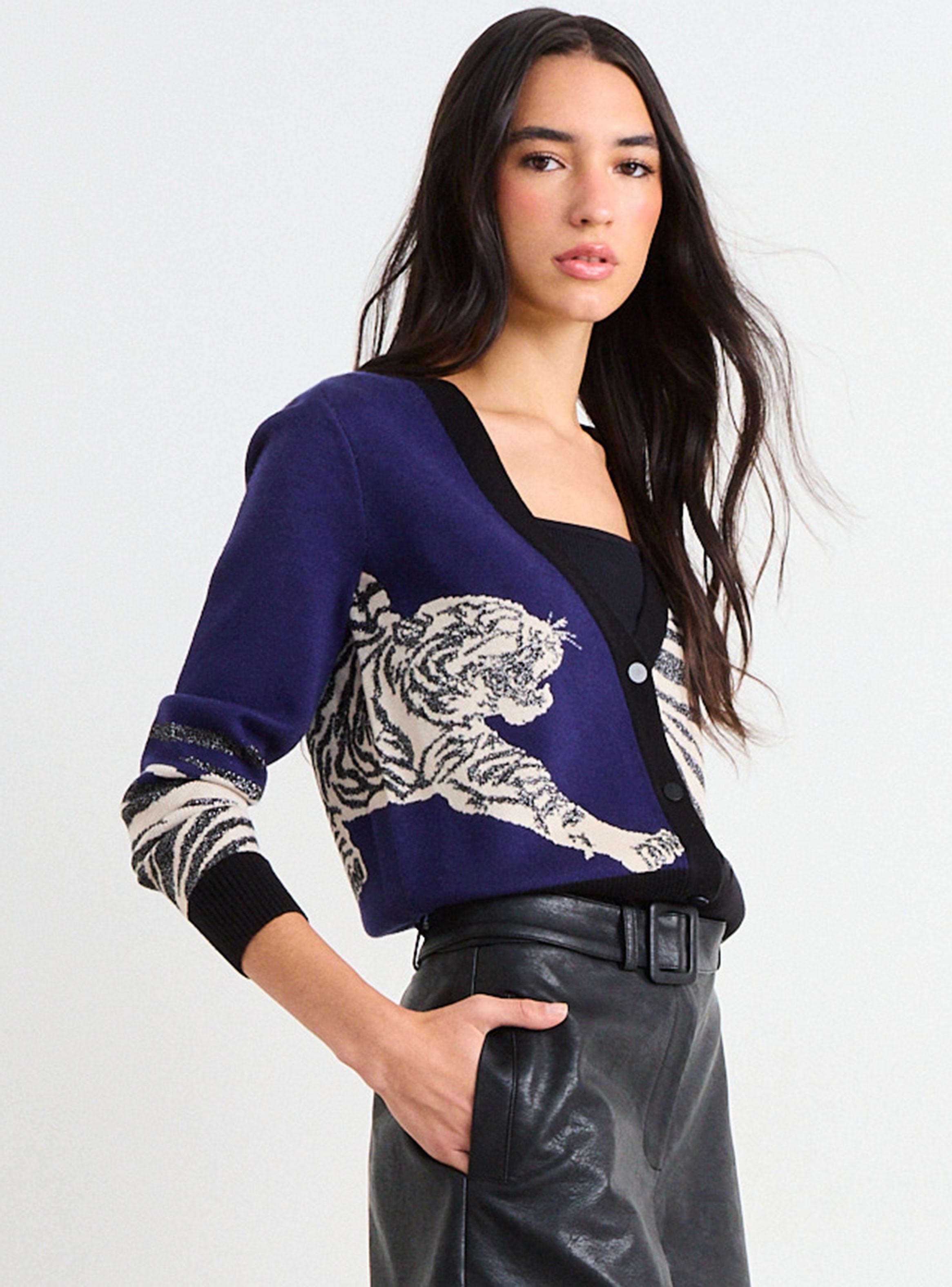 Cárdigan Crop Jacquard-2