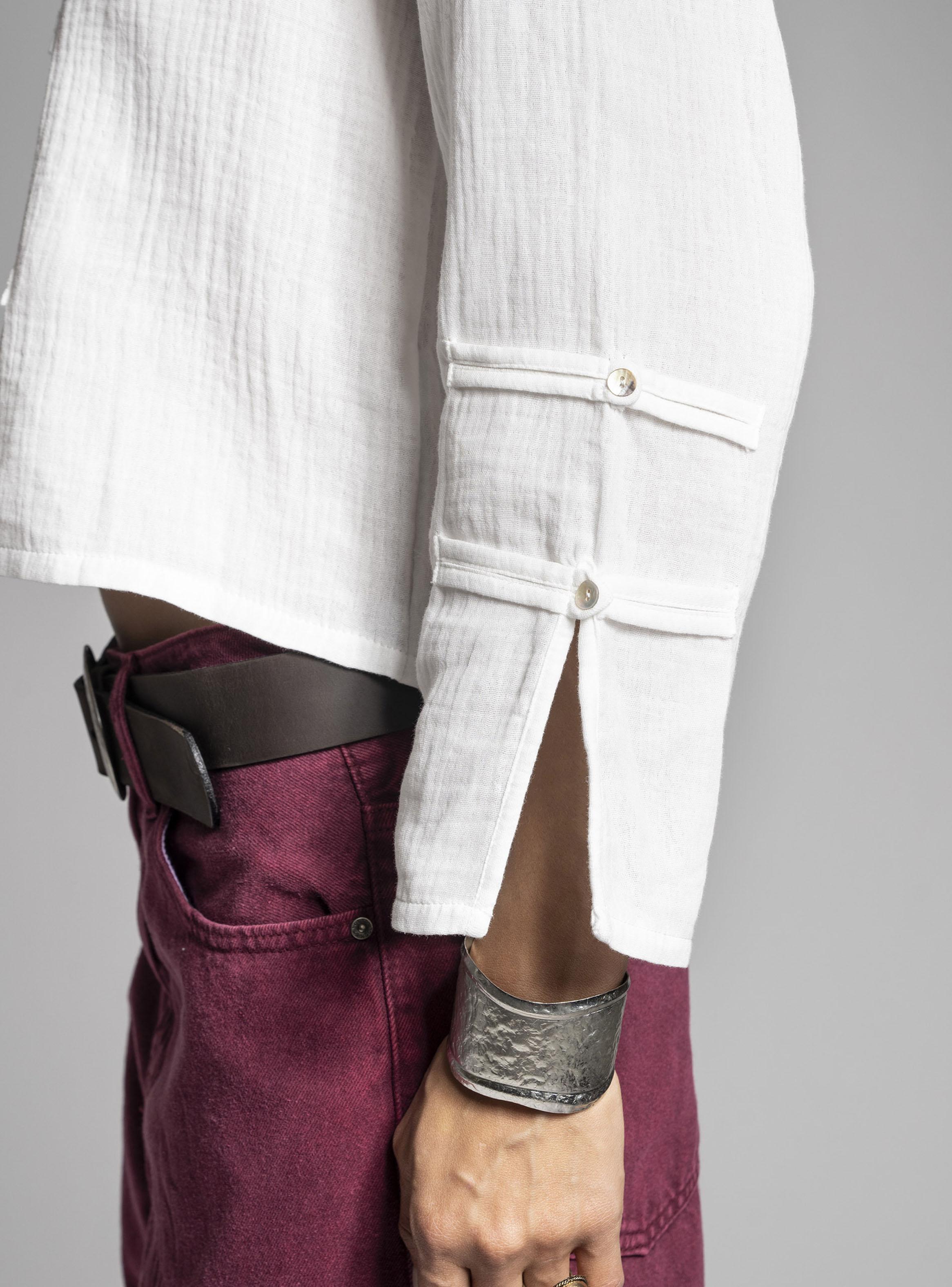 Blusa Oriental Yara Blanco-3