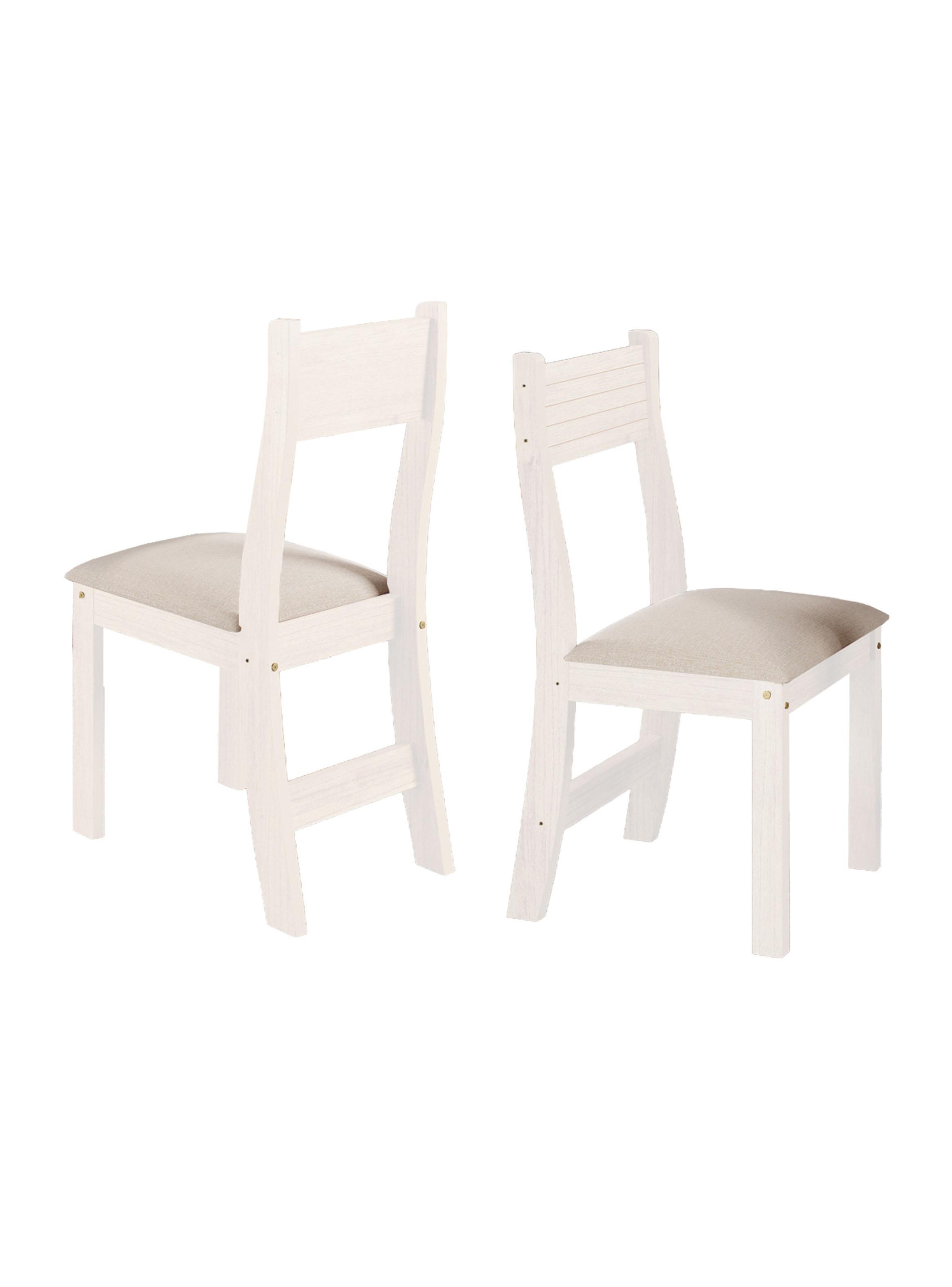 Juego de Comedor Adriana 4 Sillas Blanco-3