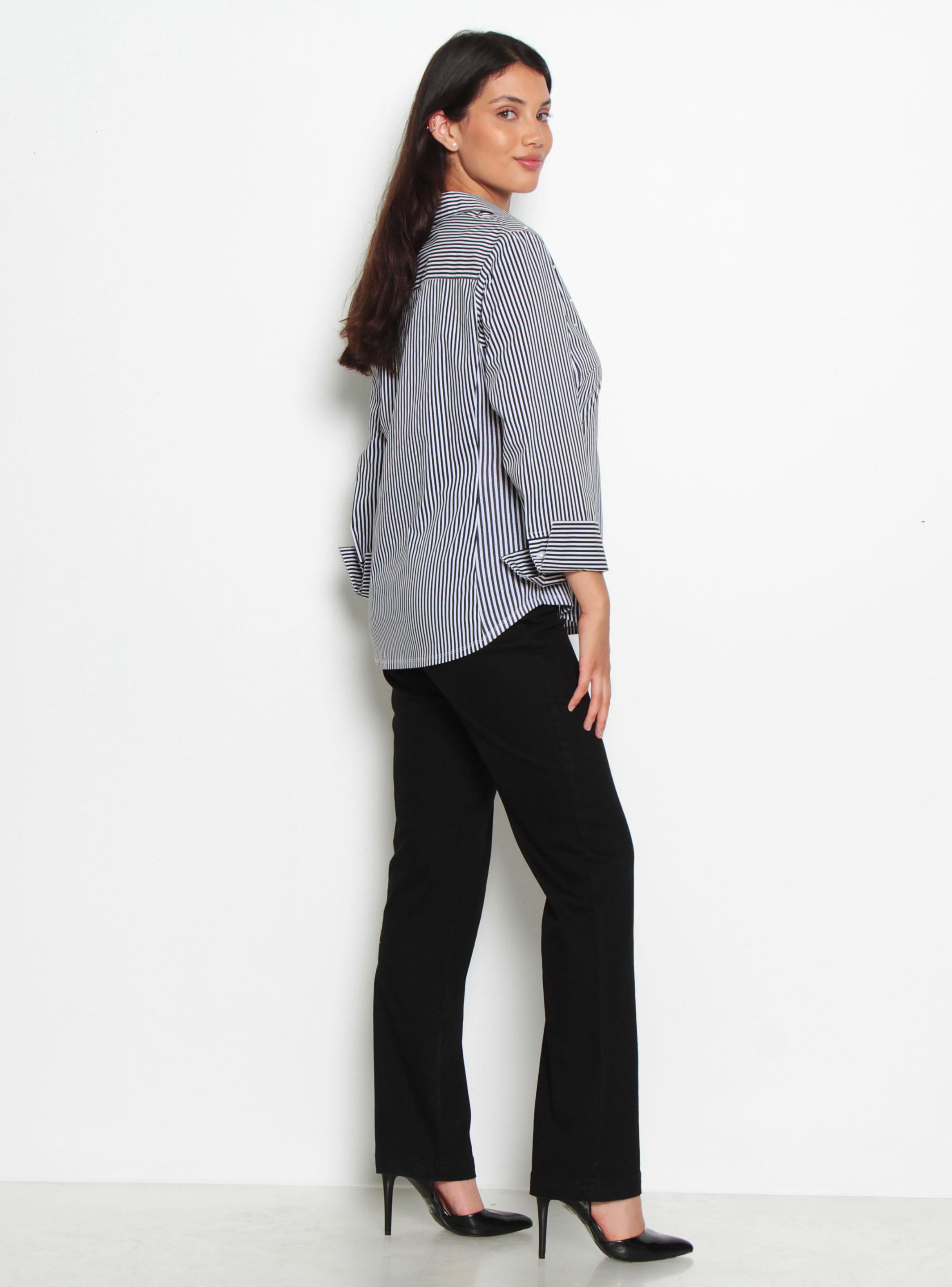 Blusa Aplicación de Perlas-3