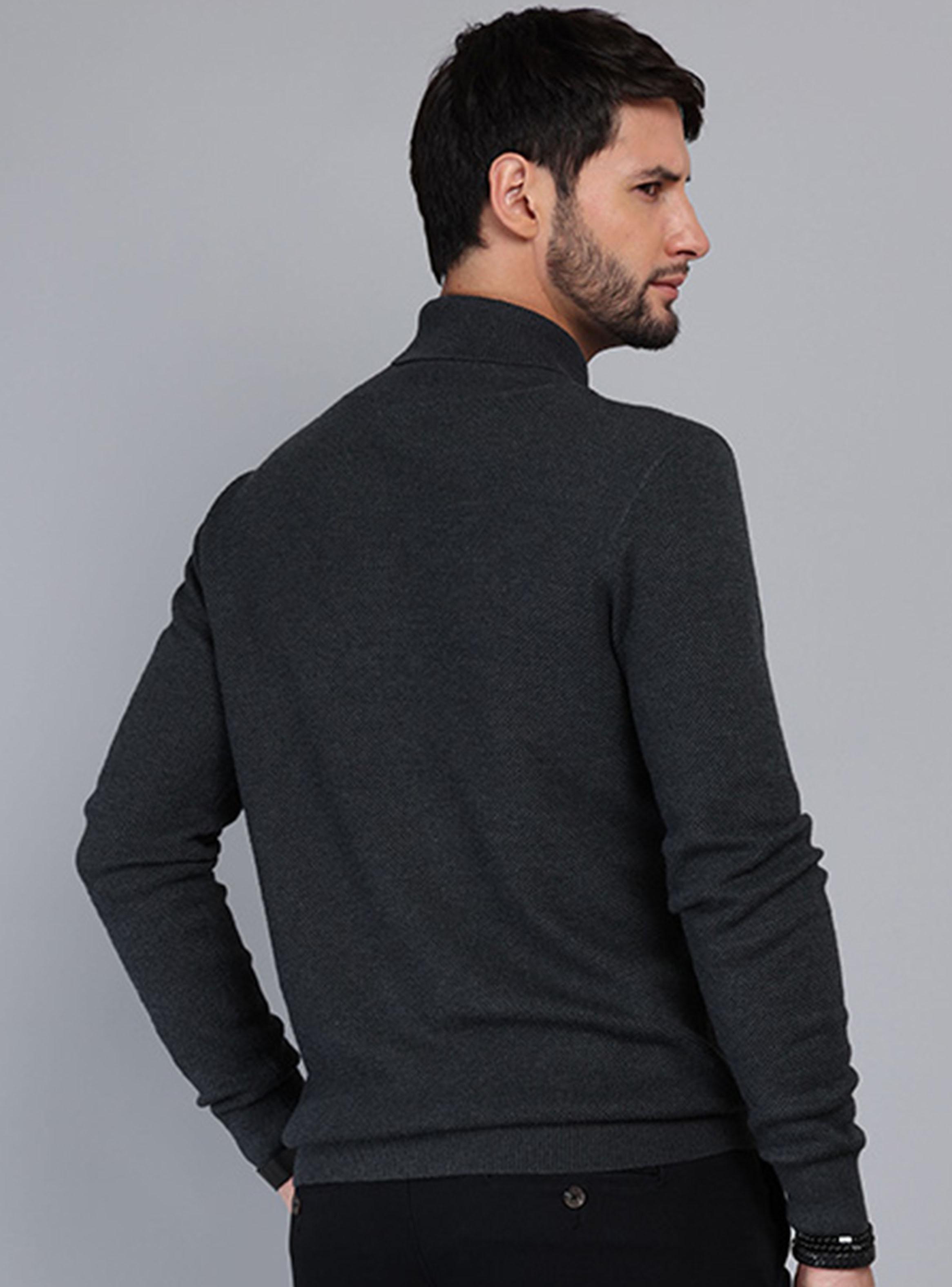 Sweater Cuello Cruzado Manga Larga-1