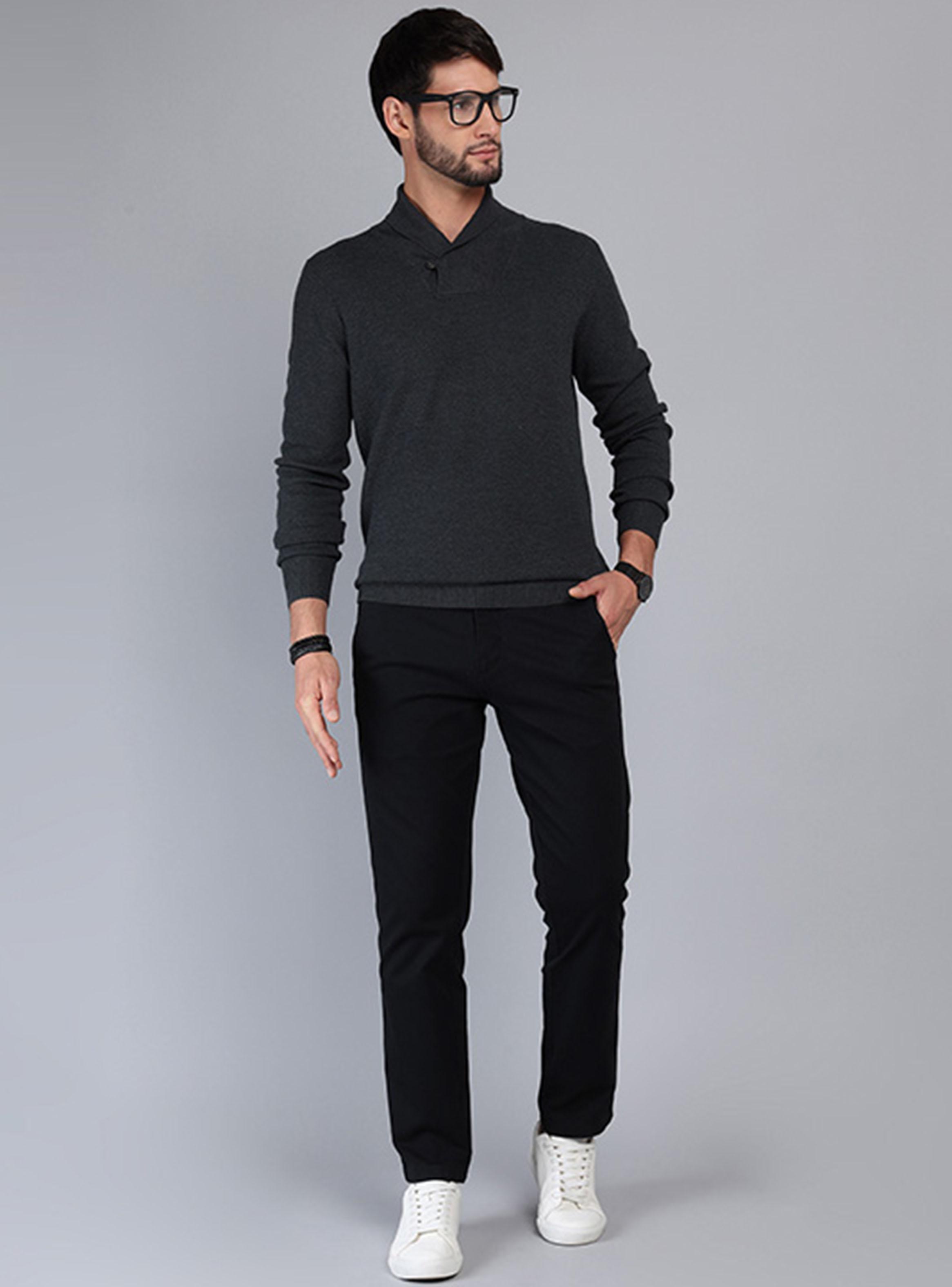 Sweater Cuello Cruzado Manga Larga-4