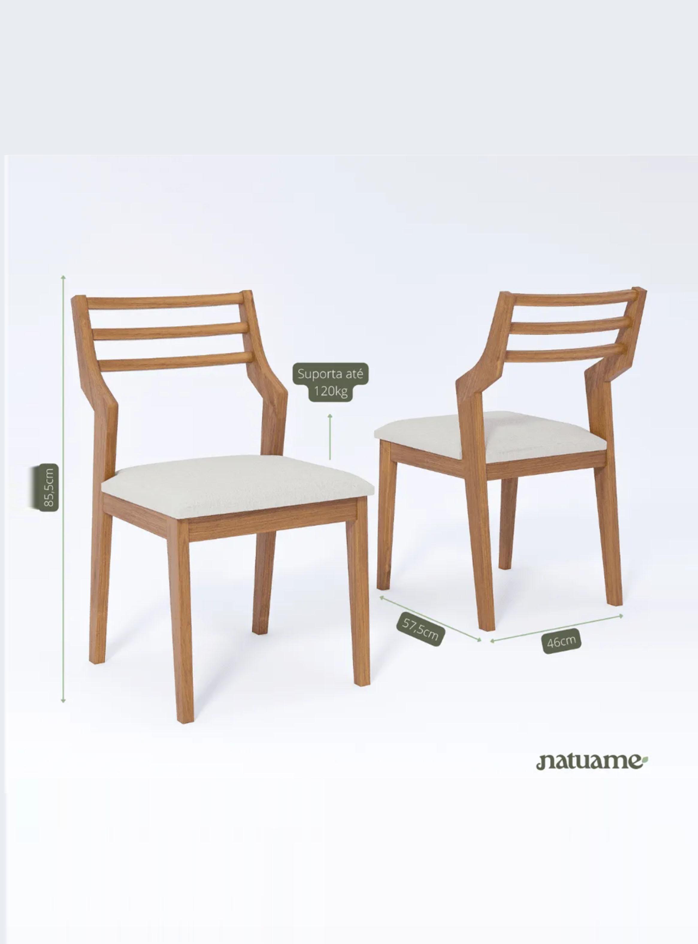 Juego de Comedor Tulipa Madera 1.8 + 6 Sillas Damasco-2