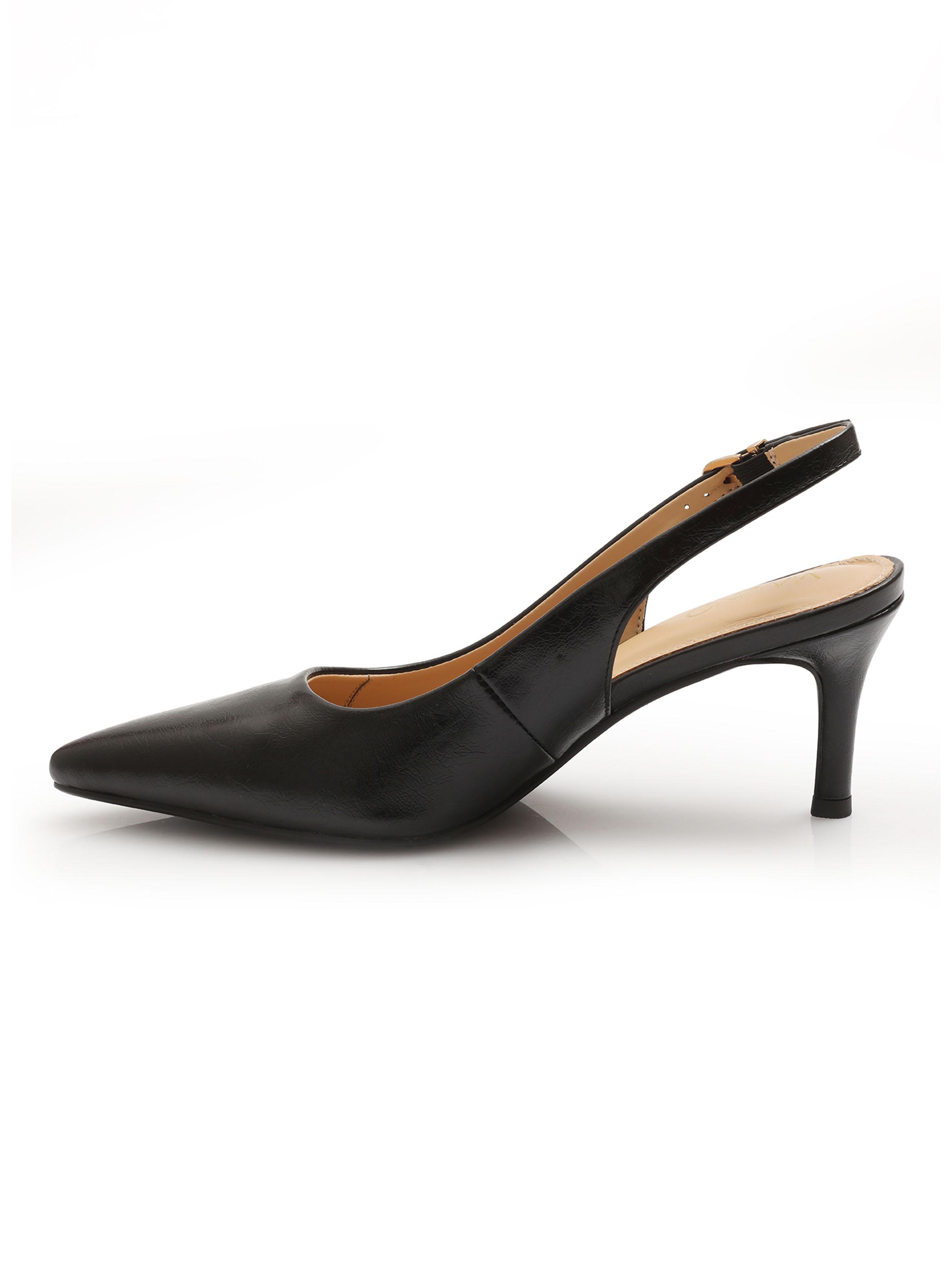 Zapato Formal Talón Abierto y Taco Aguja Mujer-2