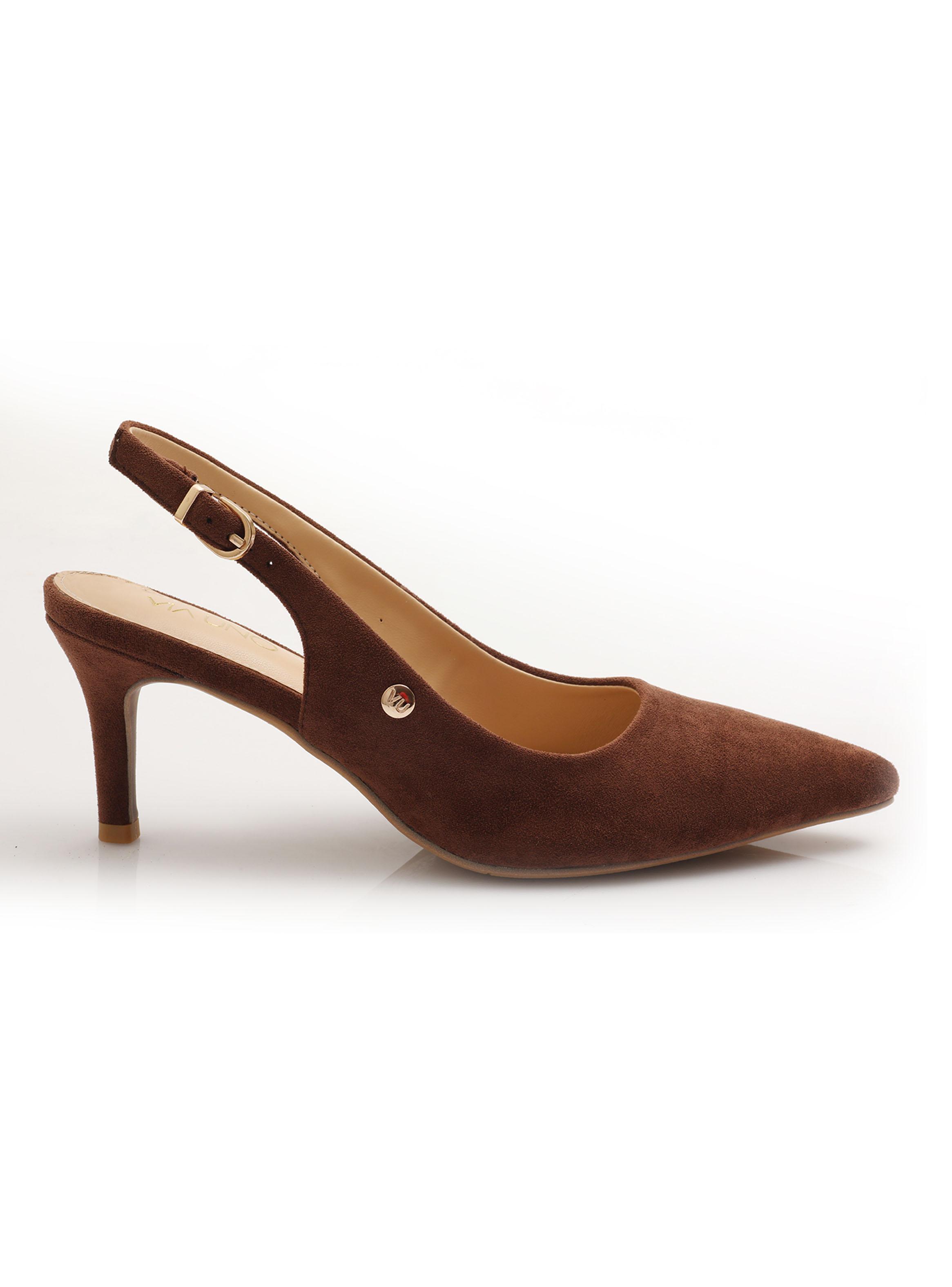 Zapato Formal Talón Abierto y Taco Aguja Mujer-0