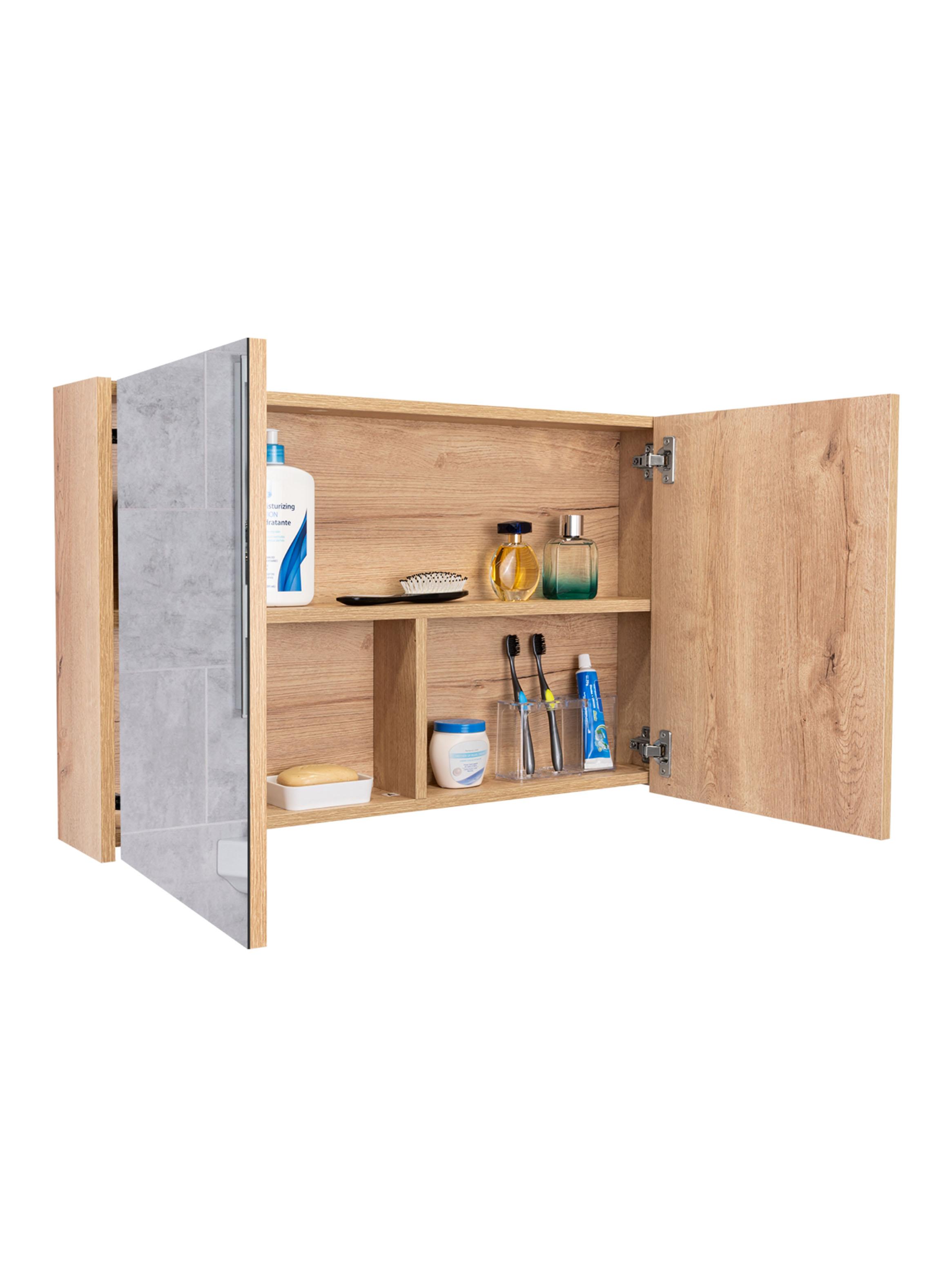 Botiquín 2 Puertascon Espejo 80 50x80x14.1 cm Duna-2