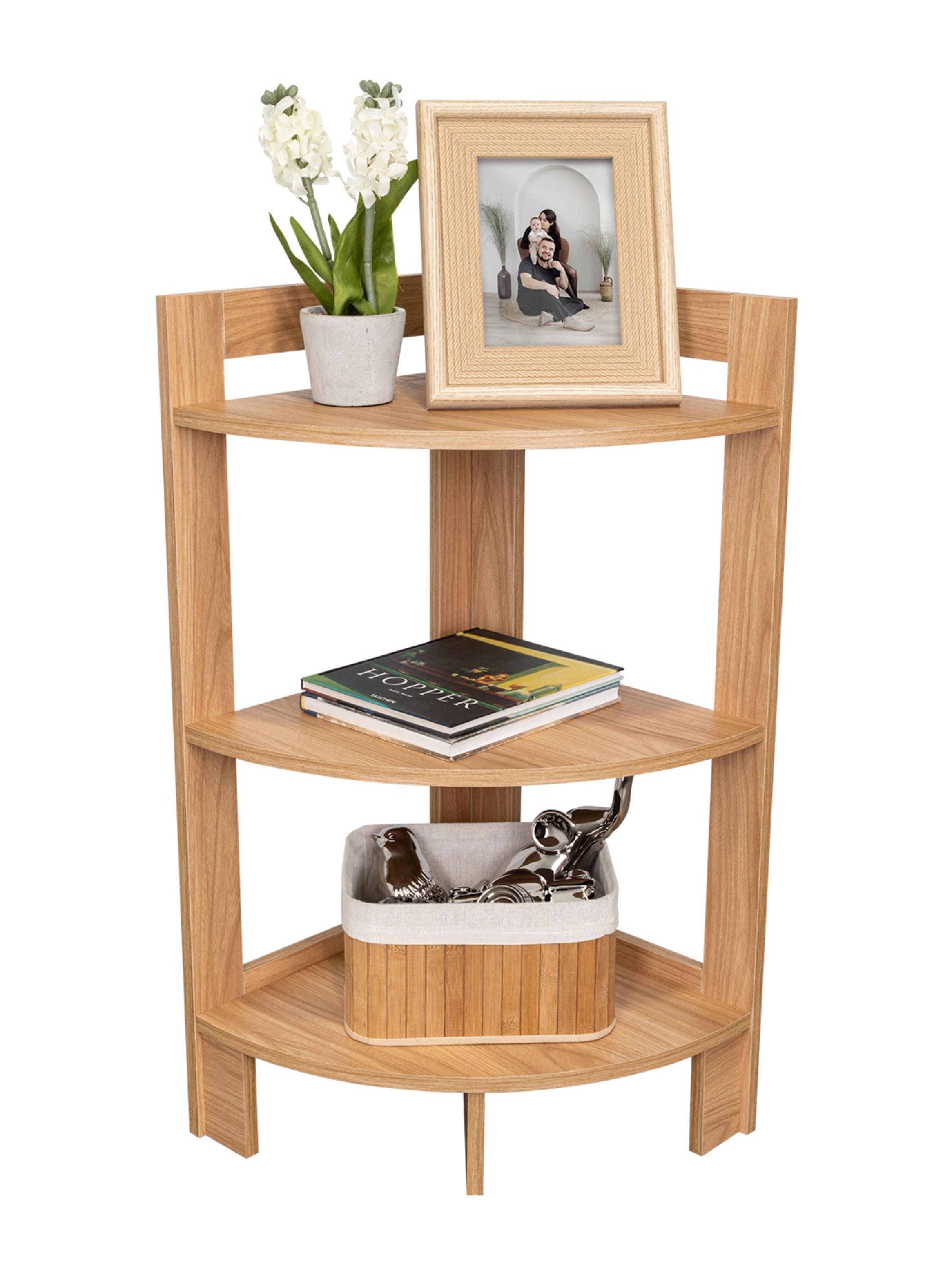 Mesa Esquinera Riga 80.6x38.8x38.8 cm Fresno Europeo-3