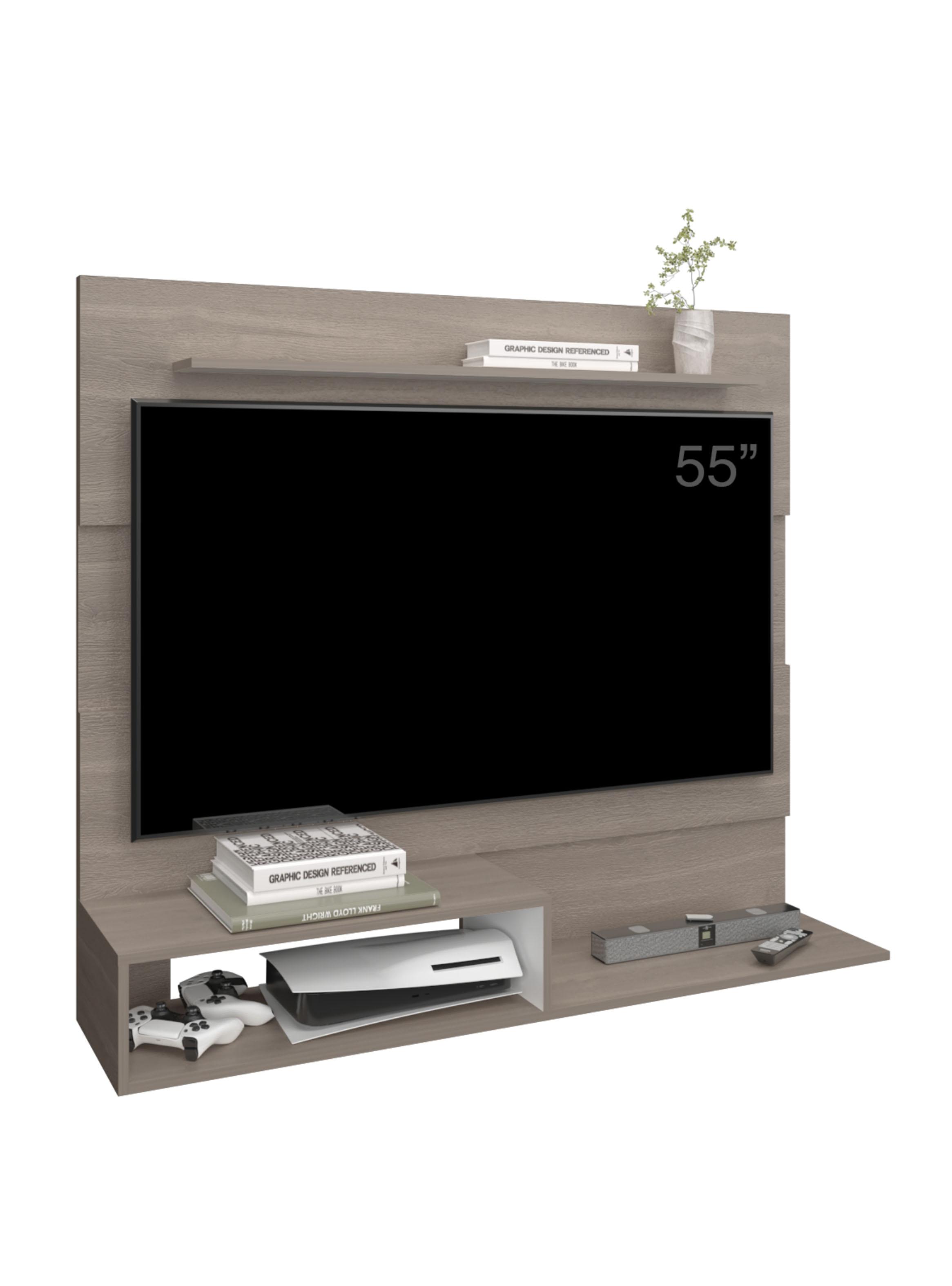 Panel TV 55'' Beijing 120x140x31.5 cm Bardolino y Blanco-3