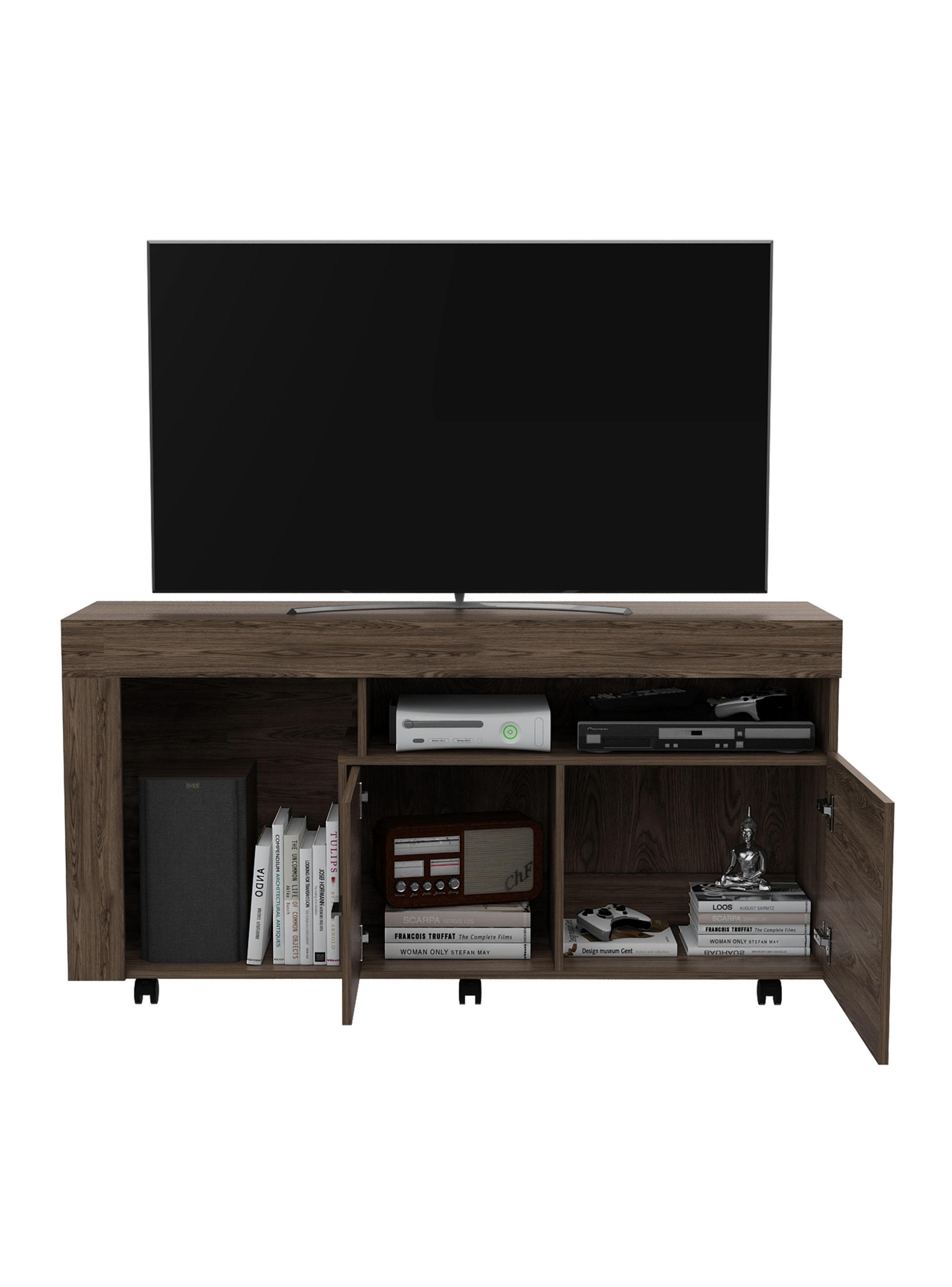 Rack TV 60'' 2 Puertas Tolon 70.0x136.2x37.8 cm Milan-2