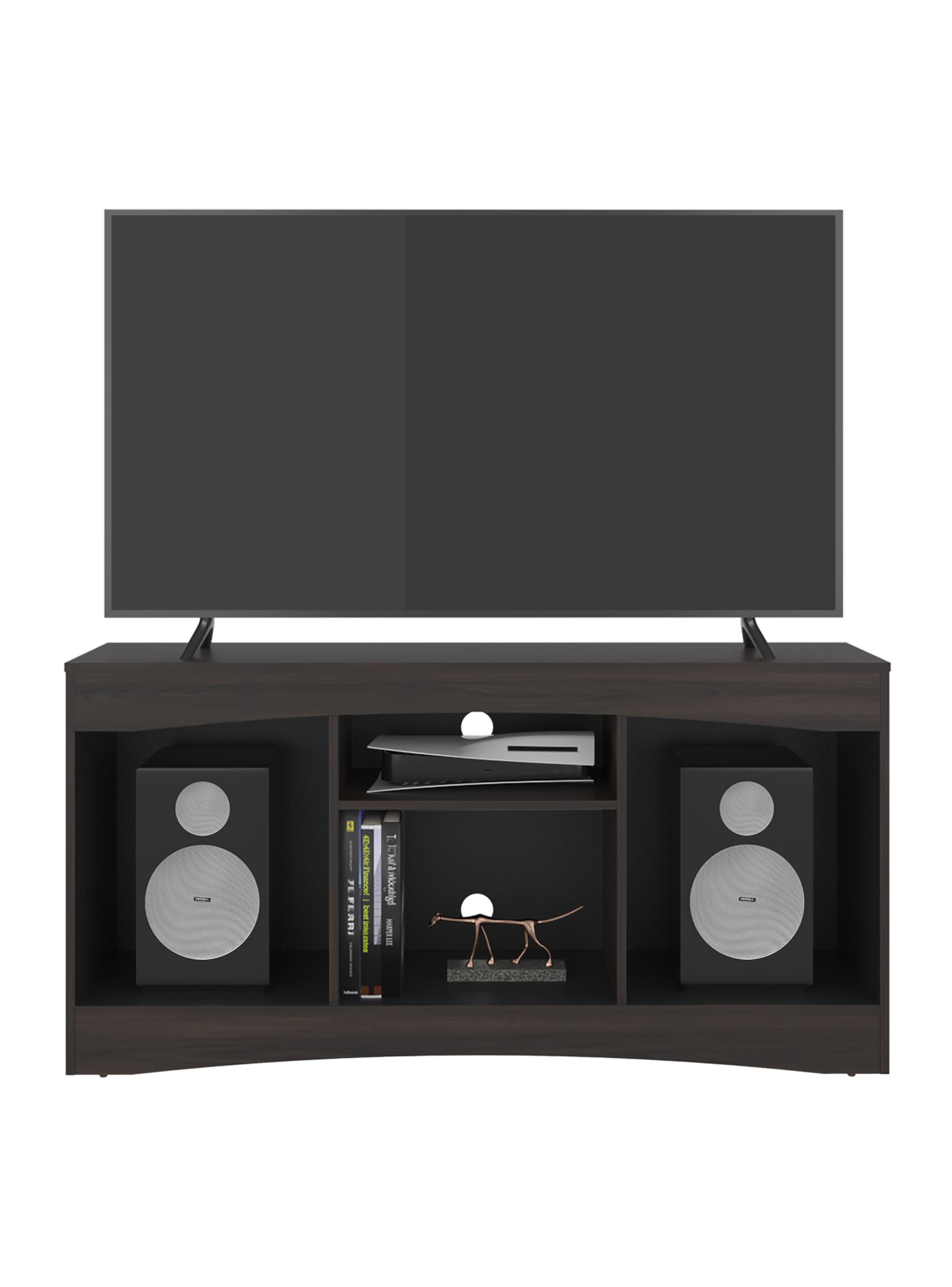 Rack TV 55'' Fiorenzi 70x139.2x37.7 cm Nogal y Wengue-2