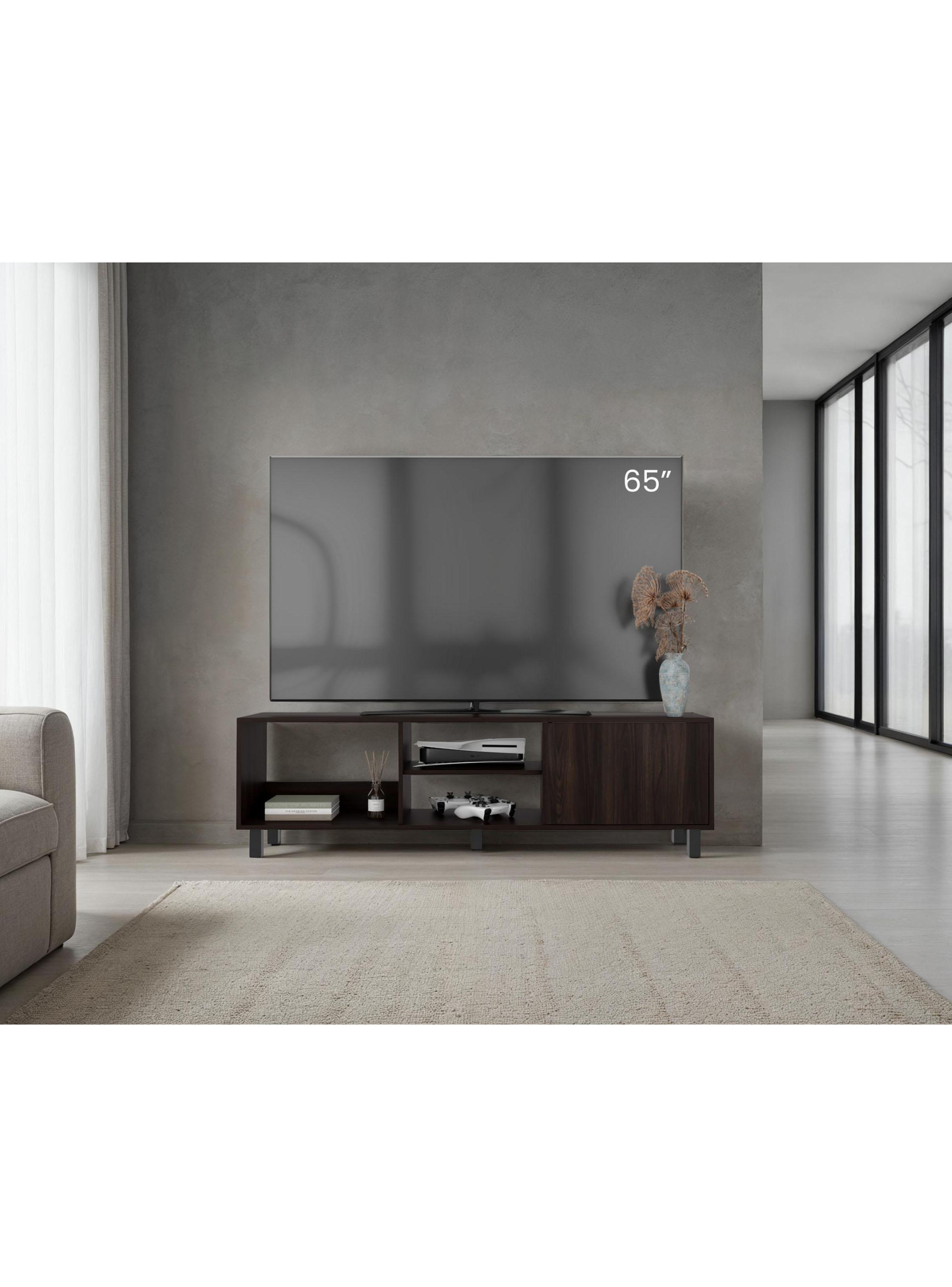 Rack Tv65'' 1 Puerta Tunez Plus 47.5x160x35 cm Nogal-4