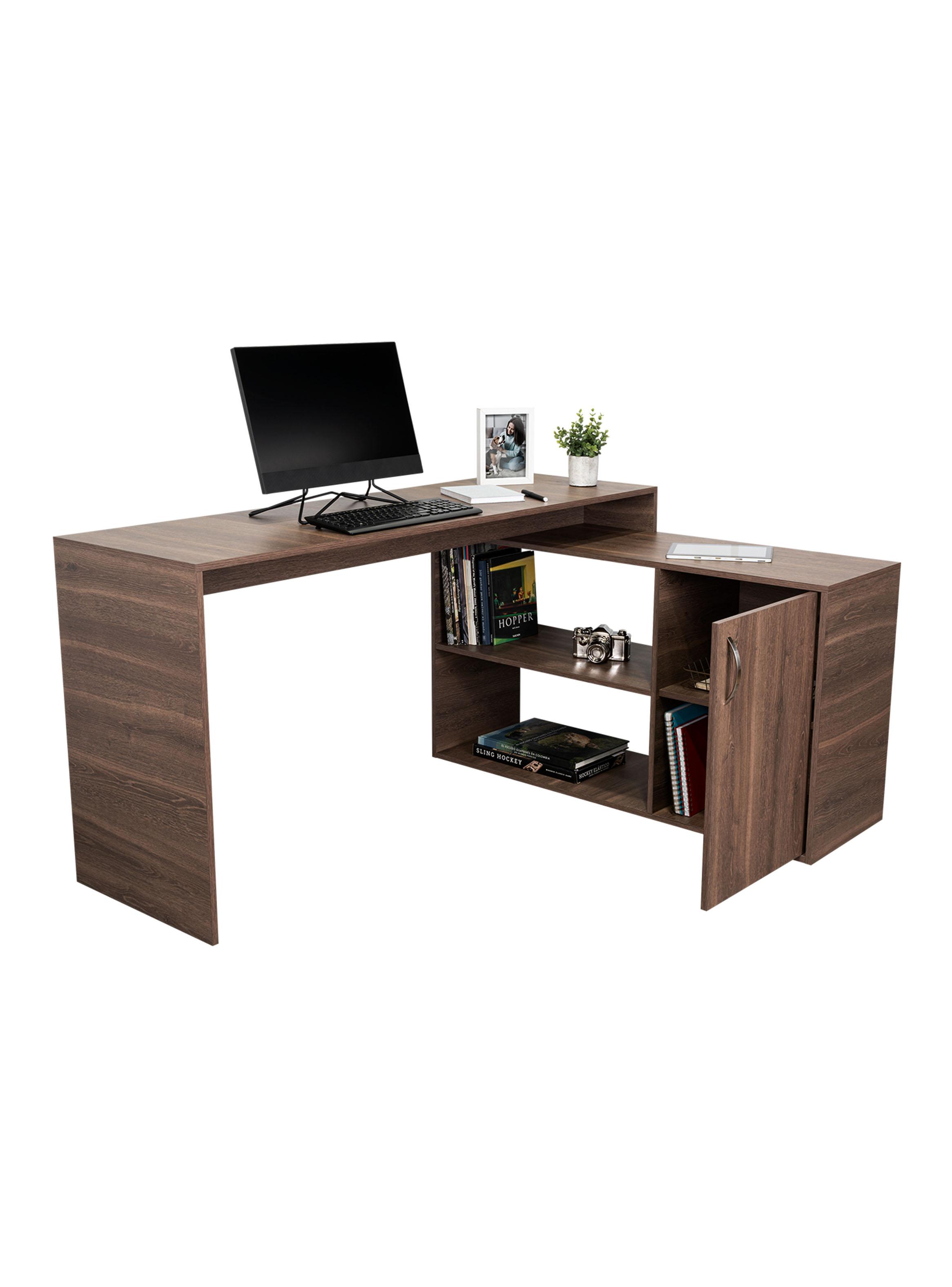 Escritorio En L 1 Puerta Axis 76.5x151.5x116.5 cm Milan-2