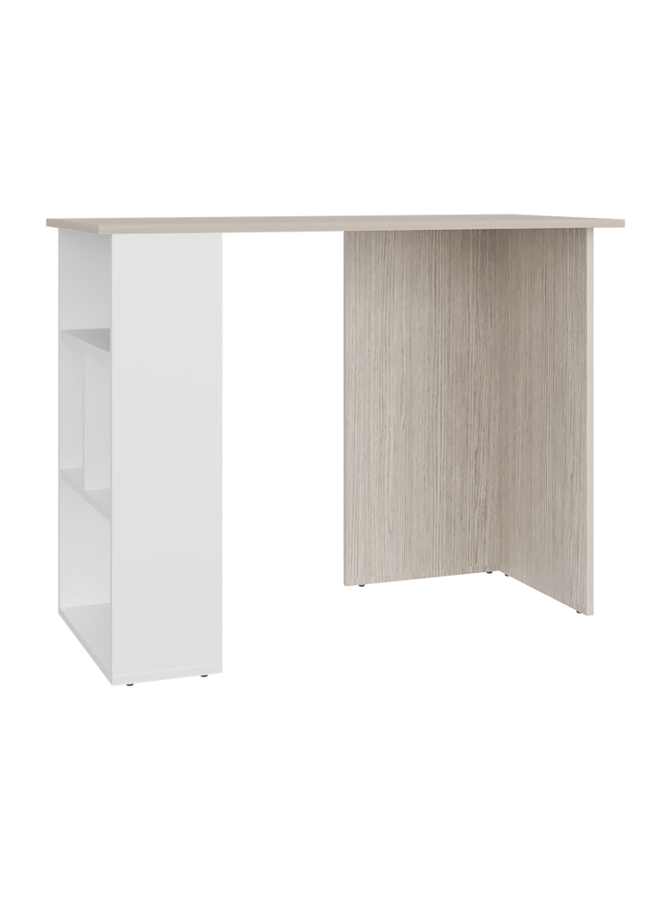 Escritorio Biblioteca Lateral Avis 75x100x45 cm Positano y Blanco-2