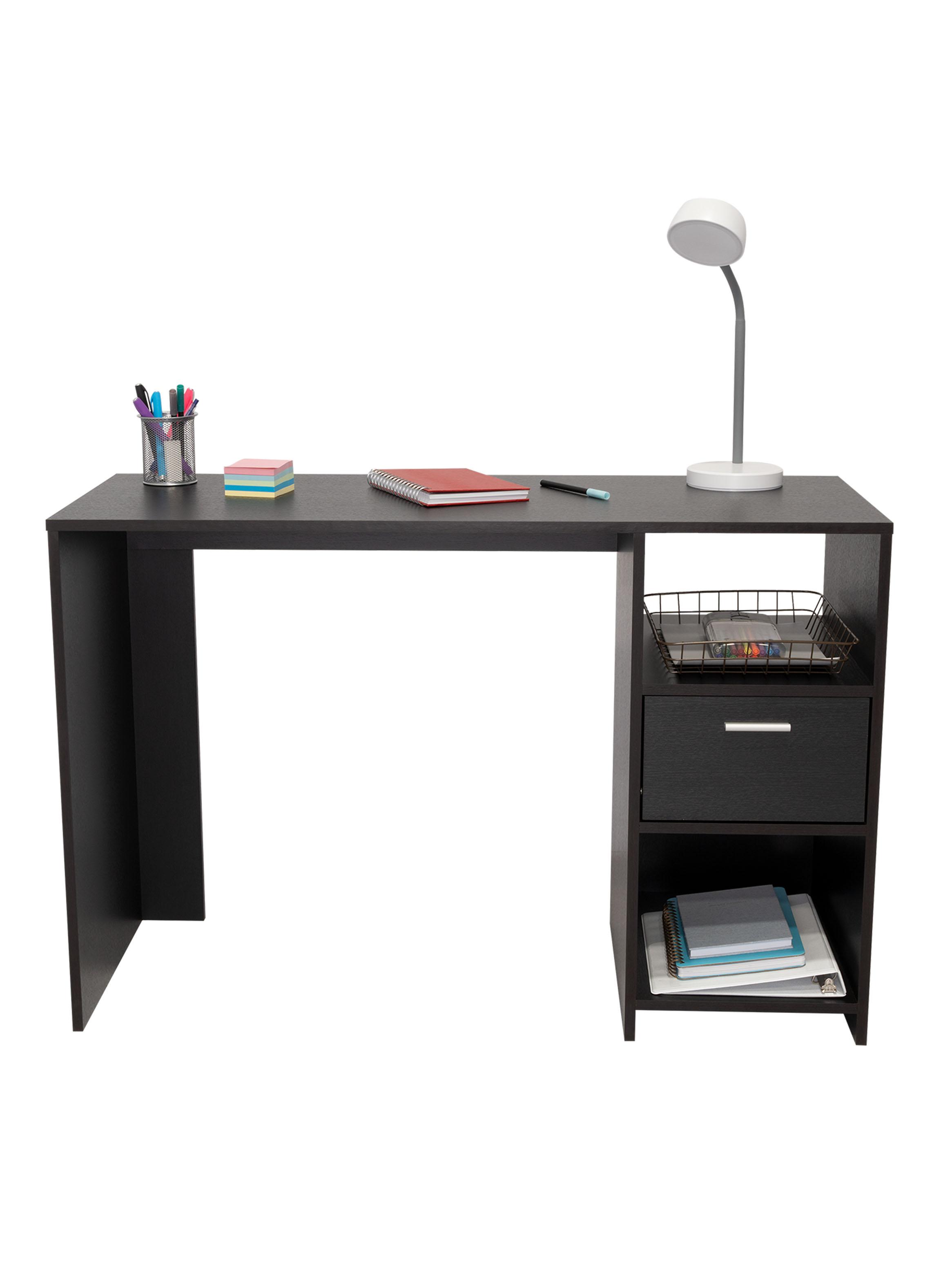 Escritorio Recto 1 Cajón Omma 73x110x43.3 cm Wengue-2