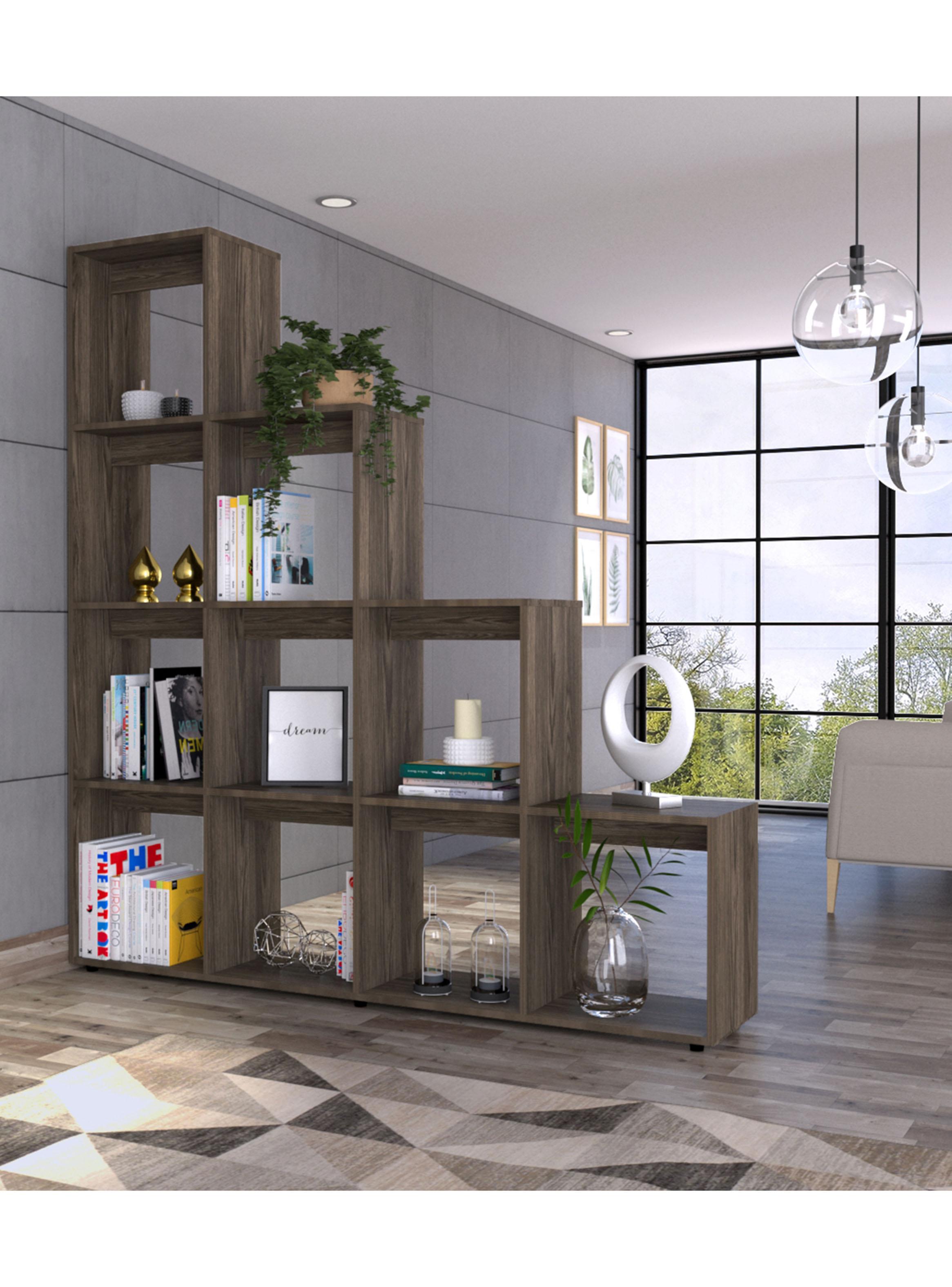 Biblioteca Escalera Beijing Coñac-4