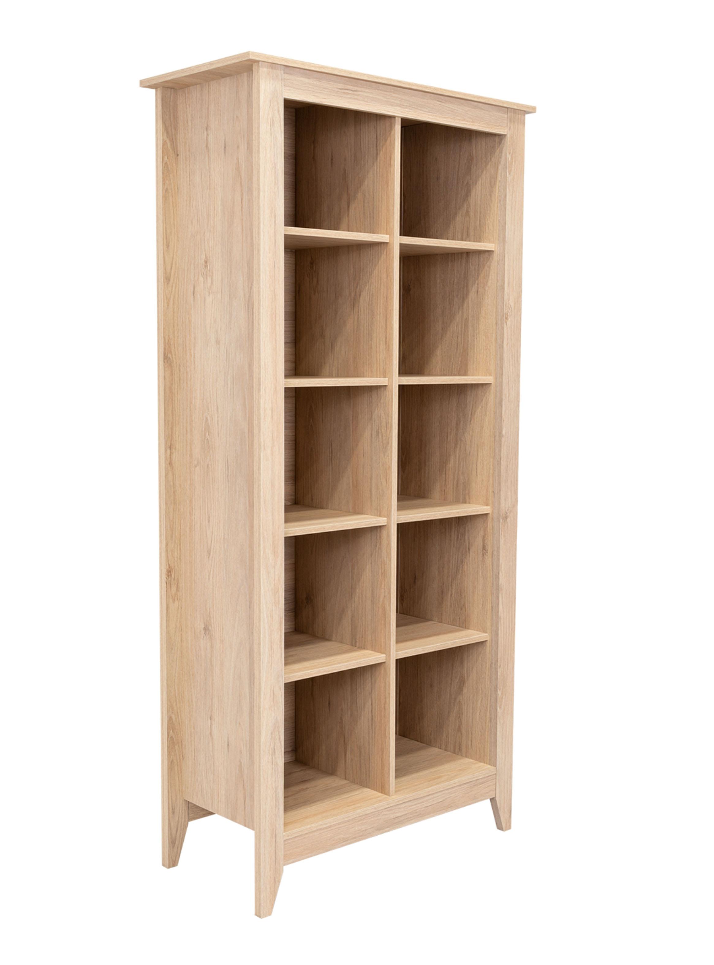 Librero Essential Rovere 180x86.5x40.7 cm-0