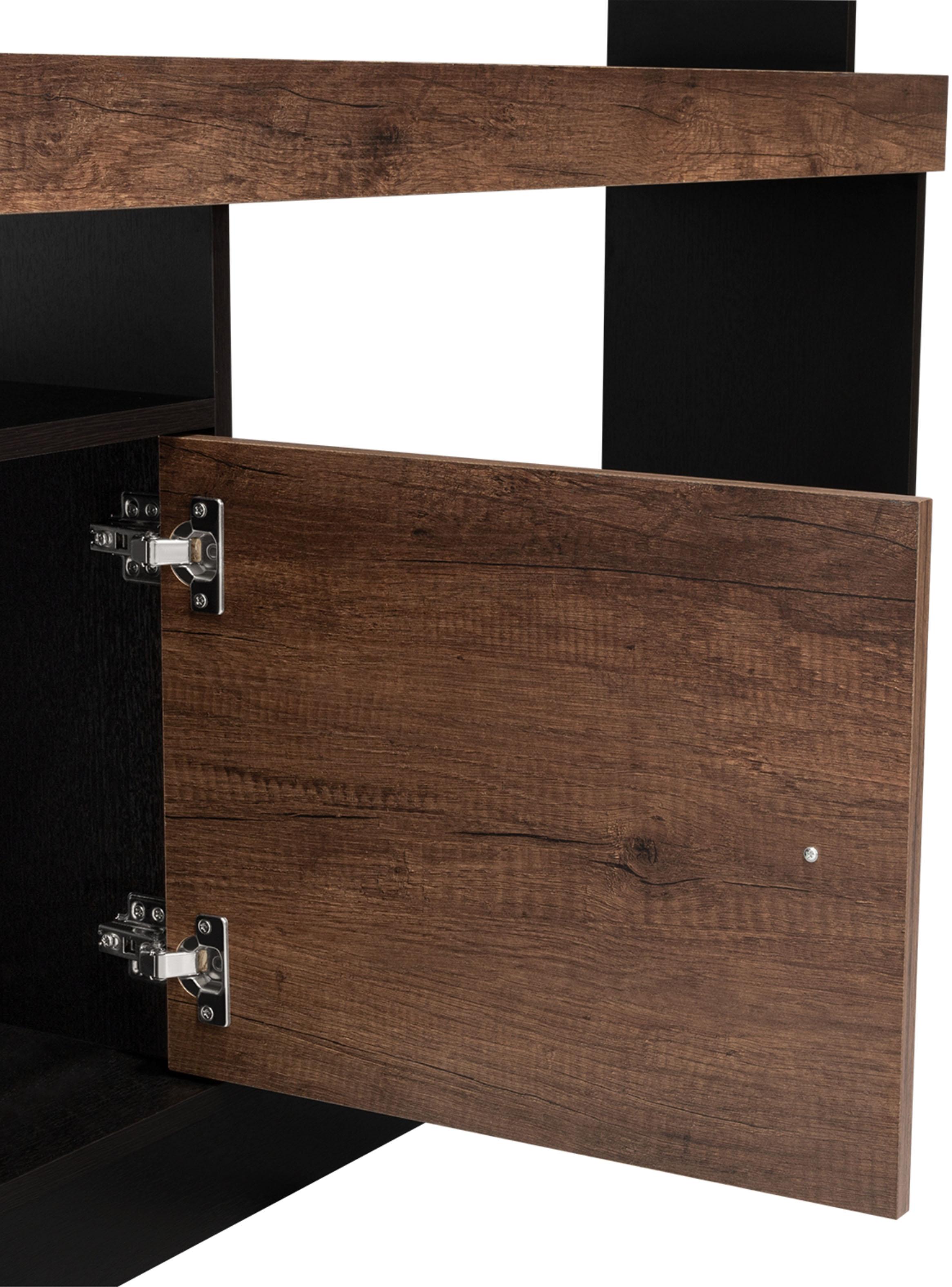 Centro de Entretenimiento TV 55'' Classic Color 2 Puertas Caramelo-3