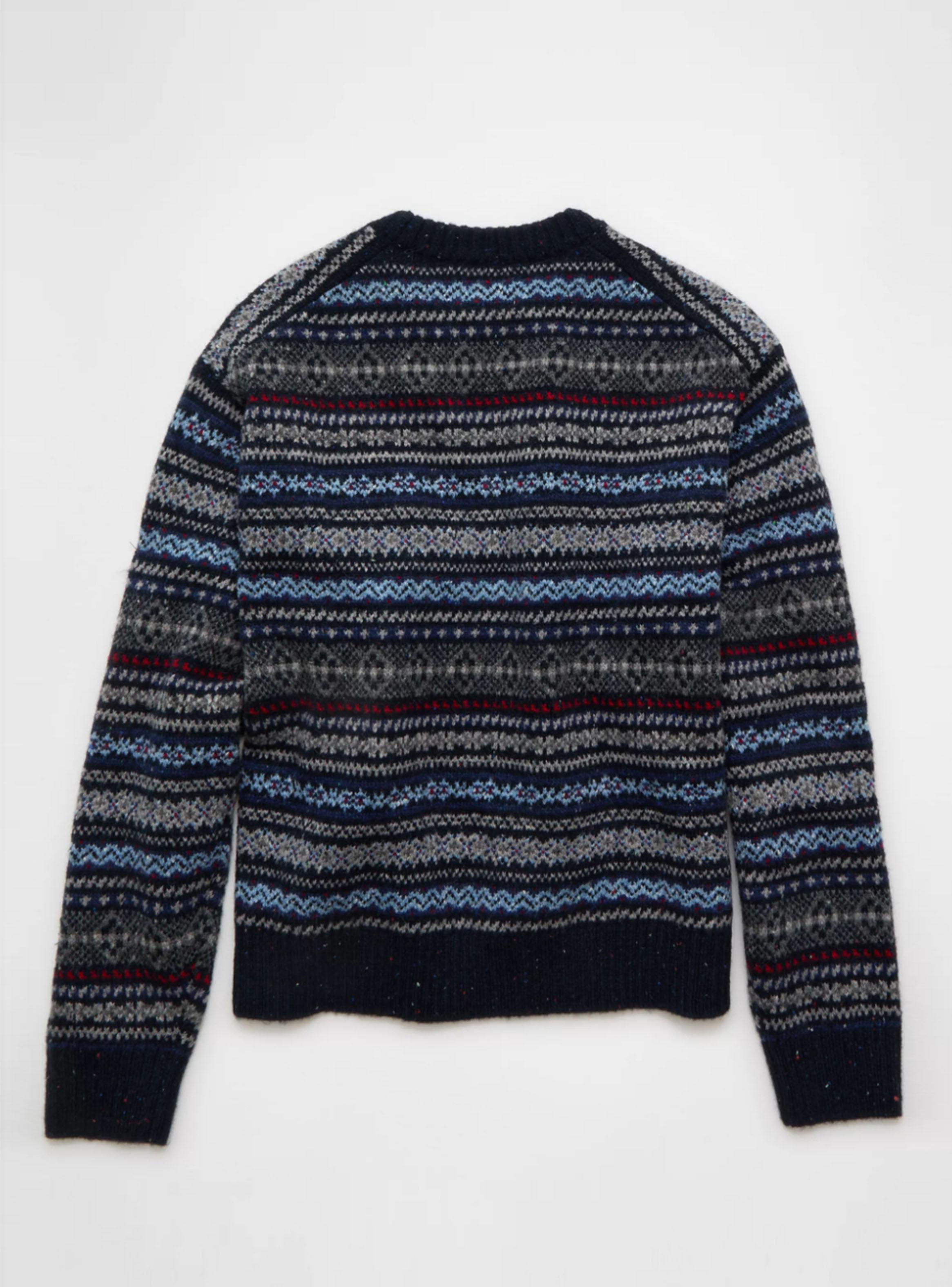 Sweaters AE Estilo Cabaña con Motivo Fair Isle-2