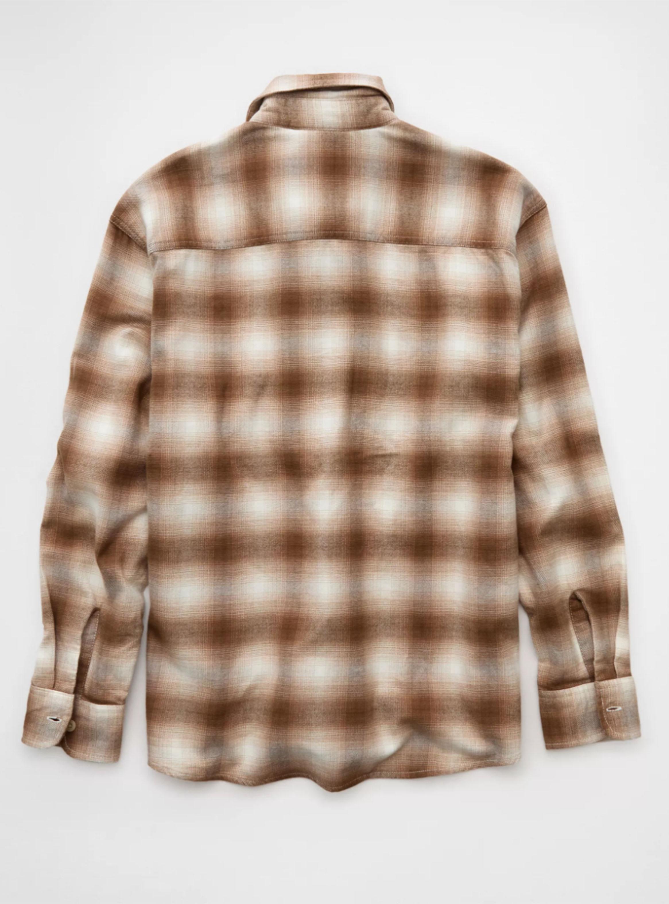 Camisa AE Everyday de Flannel de Fit Relajado-4