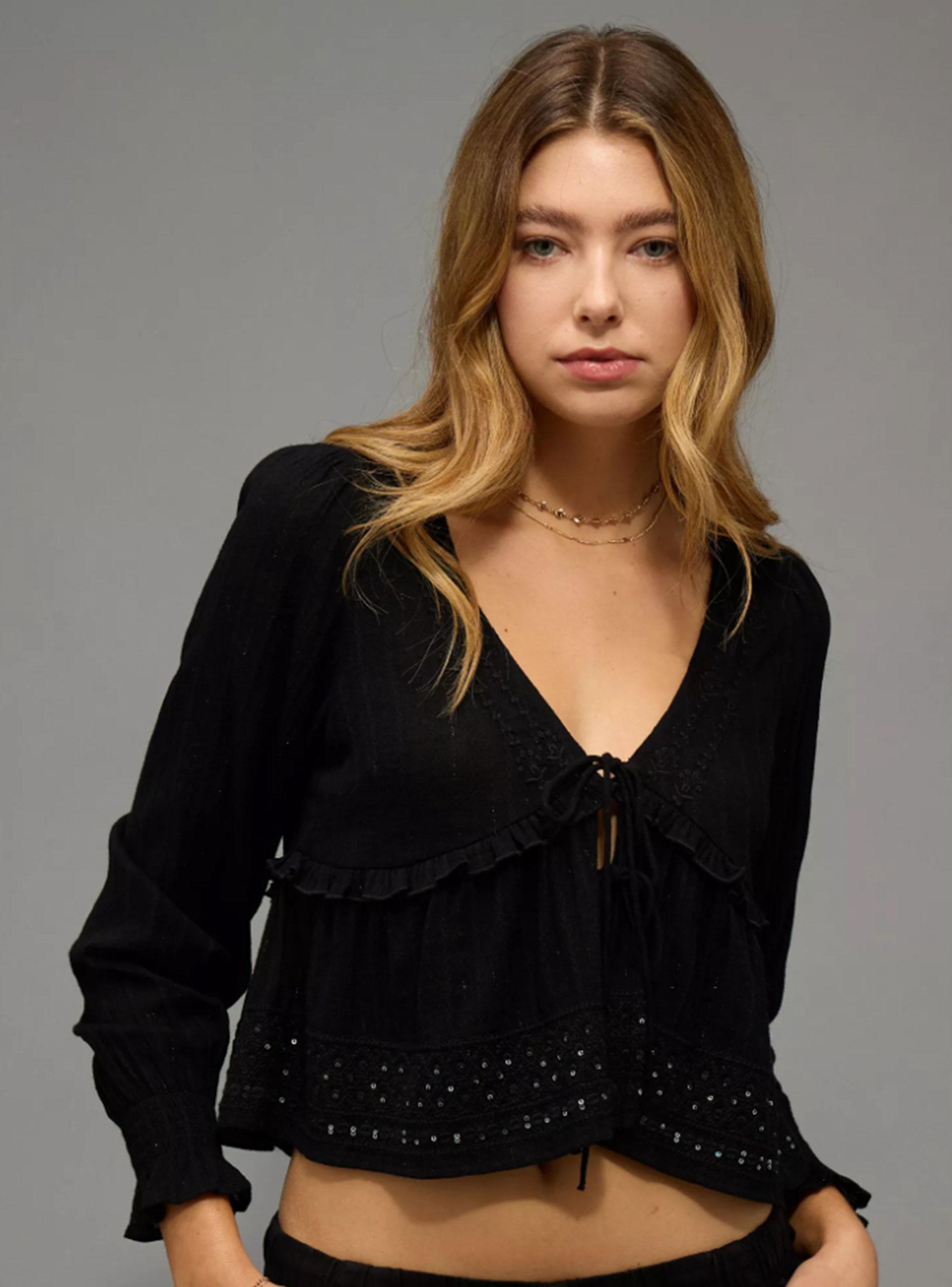 Blusa AE con Volantes-0